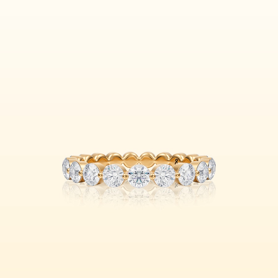 Lab-Created Eternity Rings