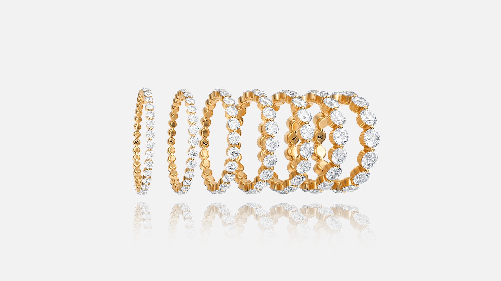Earth-Mined Eternity Rings