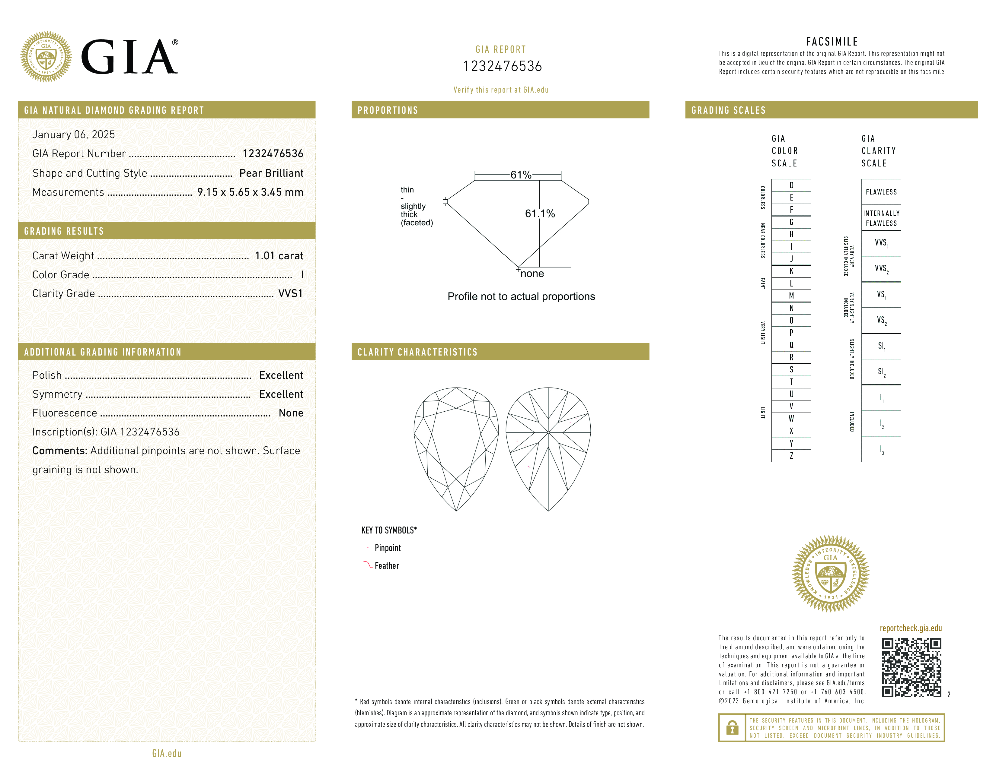 Diamond Certificate