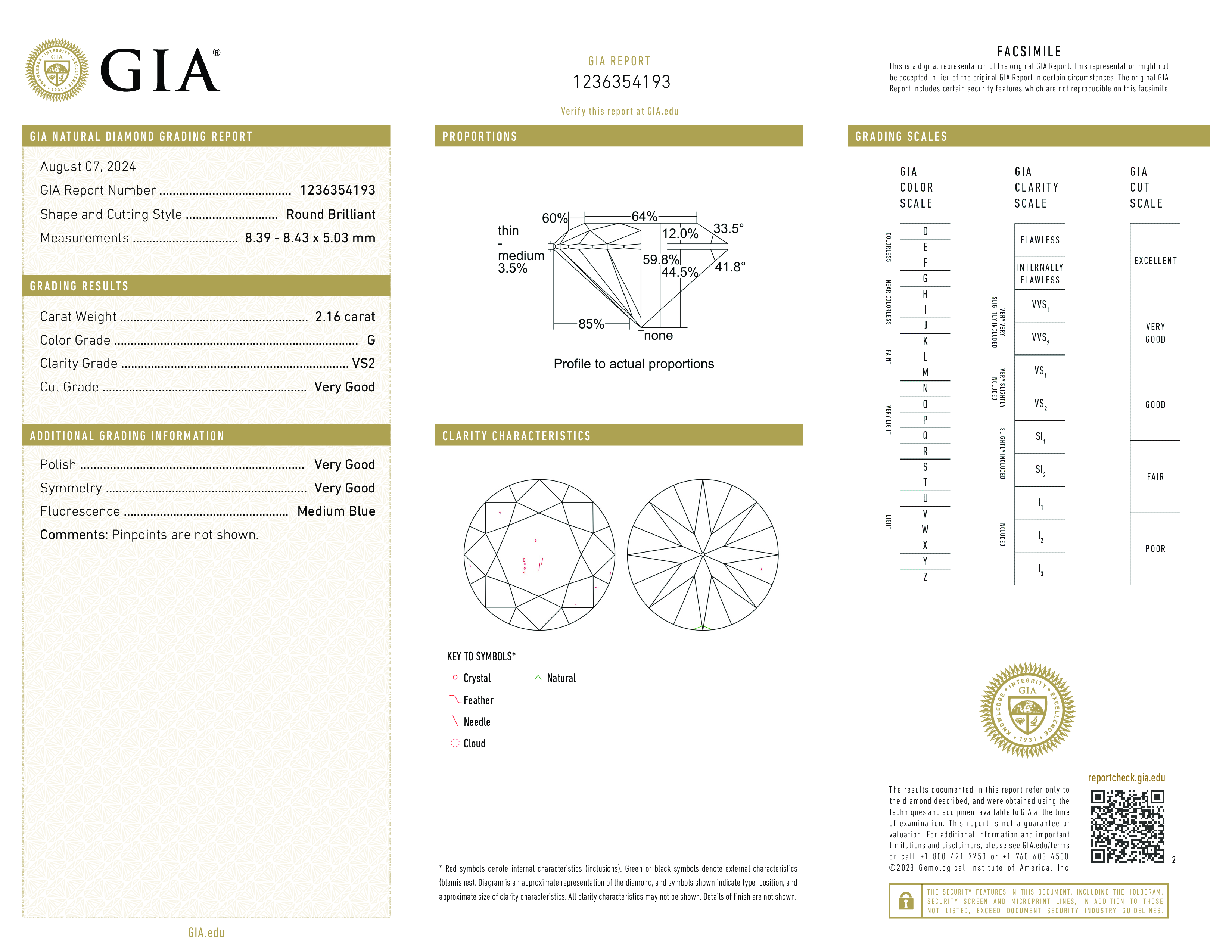 Diamond Certificate