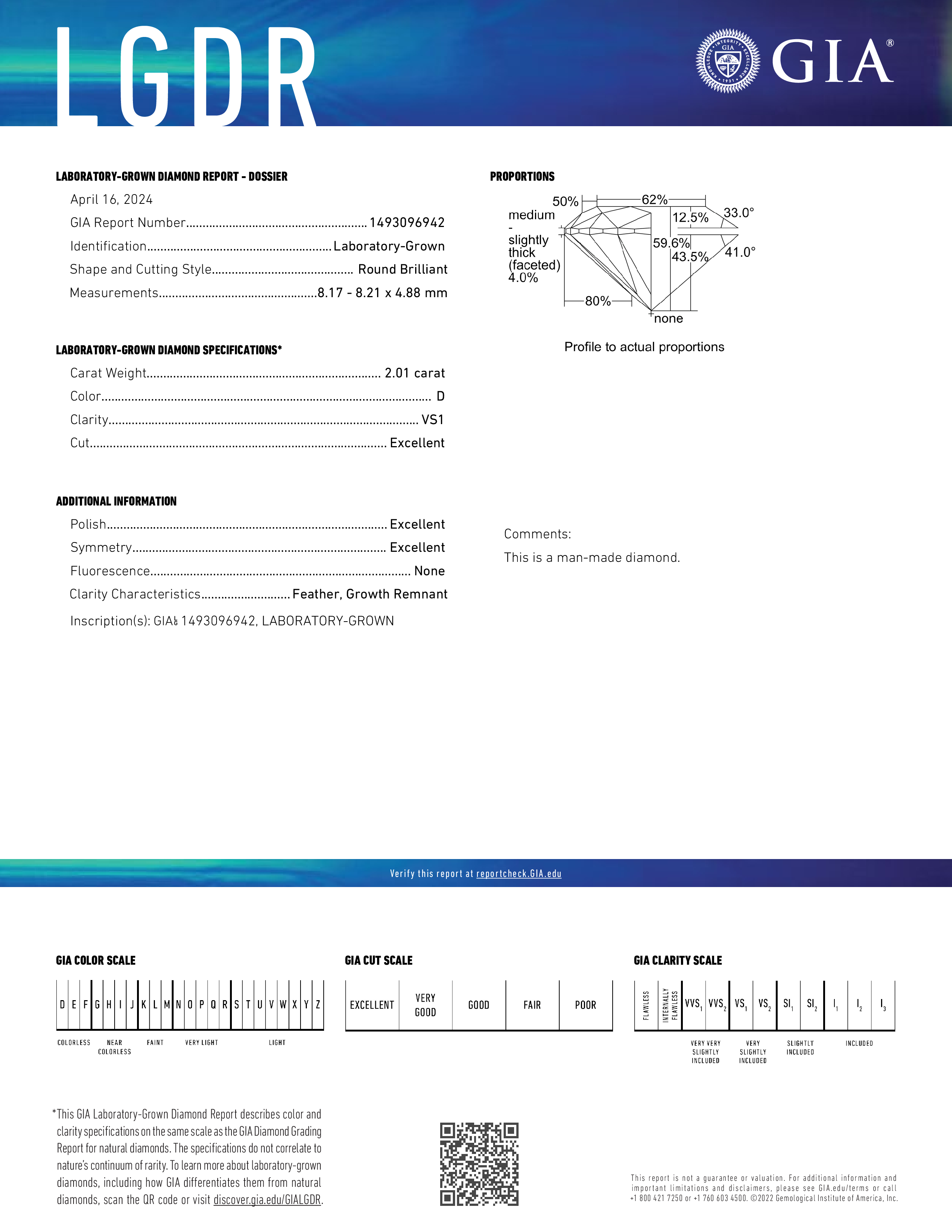 Diamond Certificate