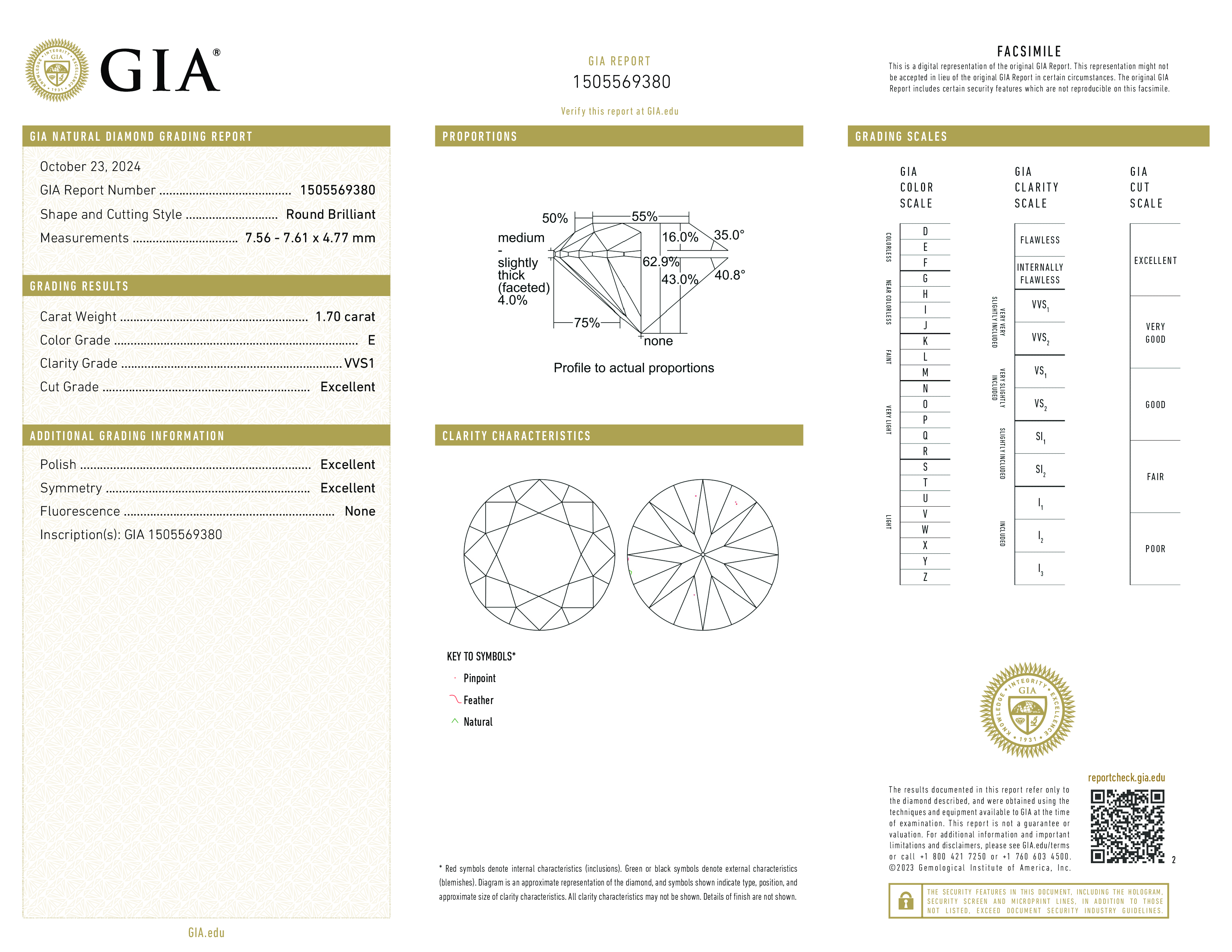 Diamond Certificate