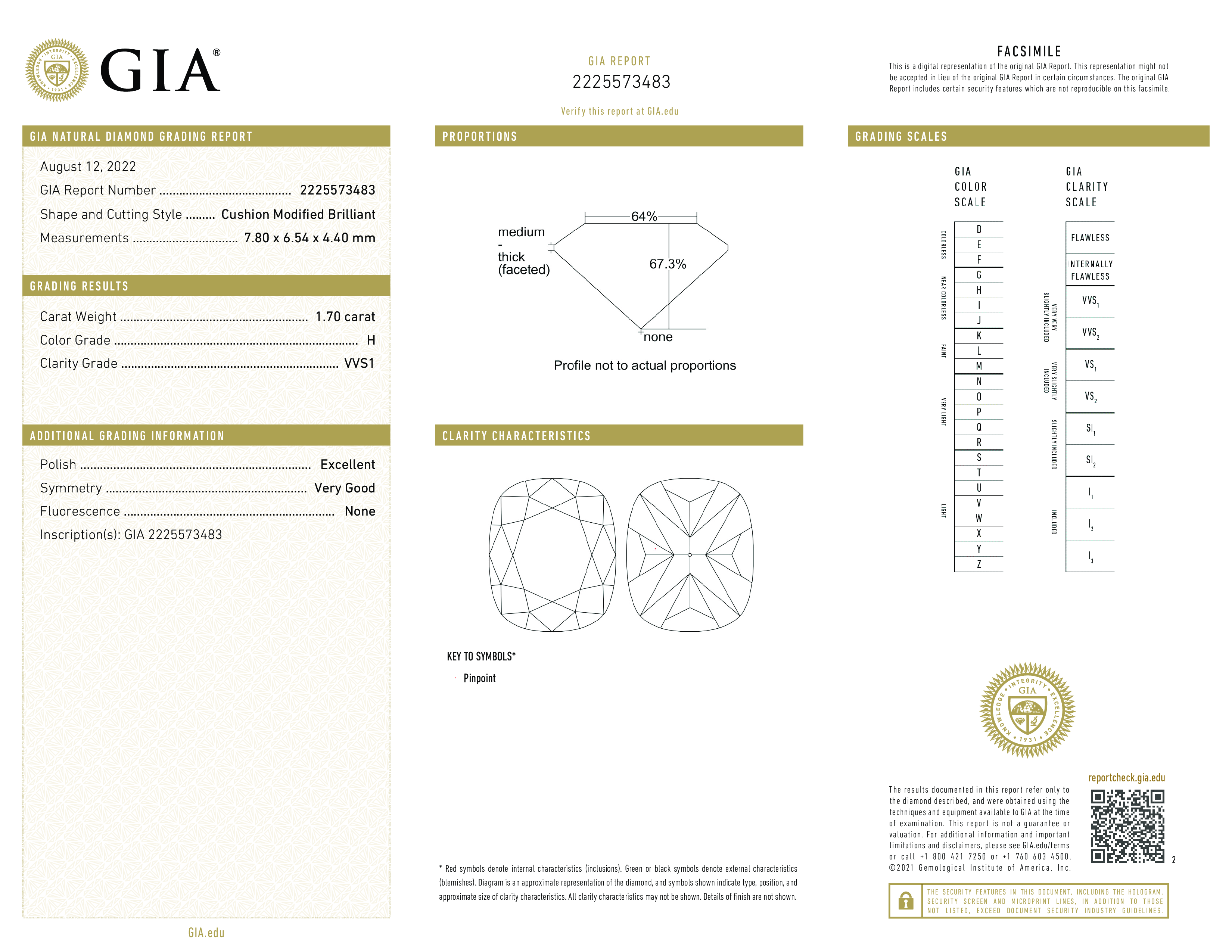 Diamond Certificate