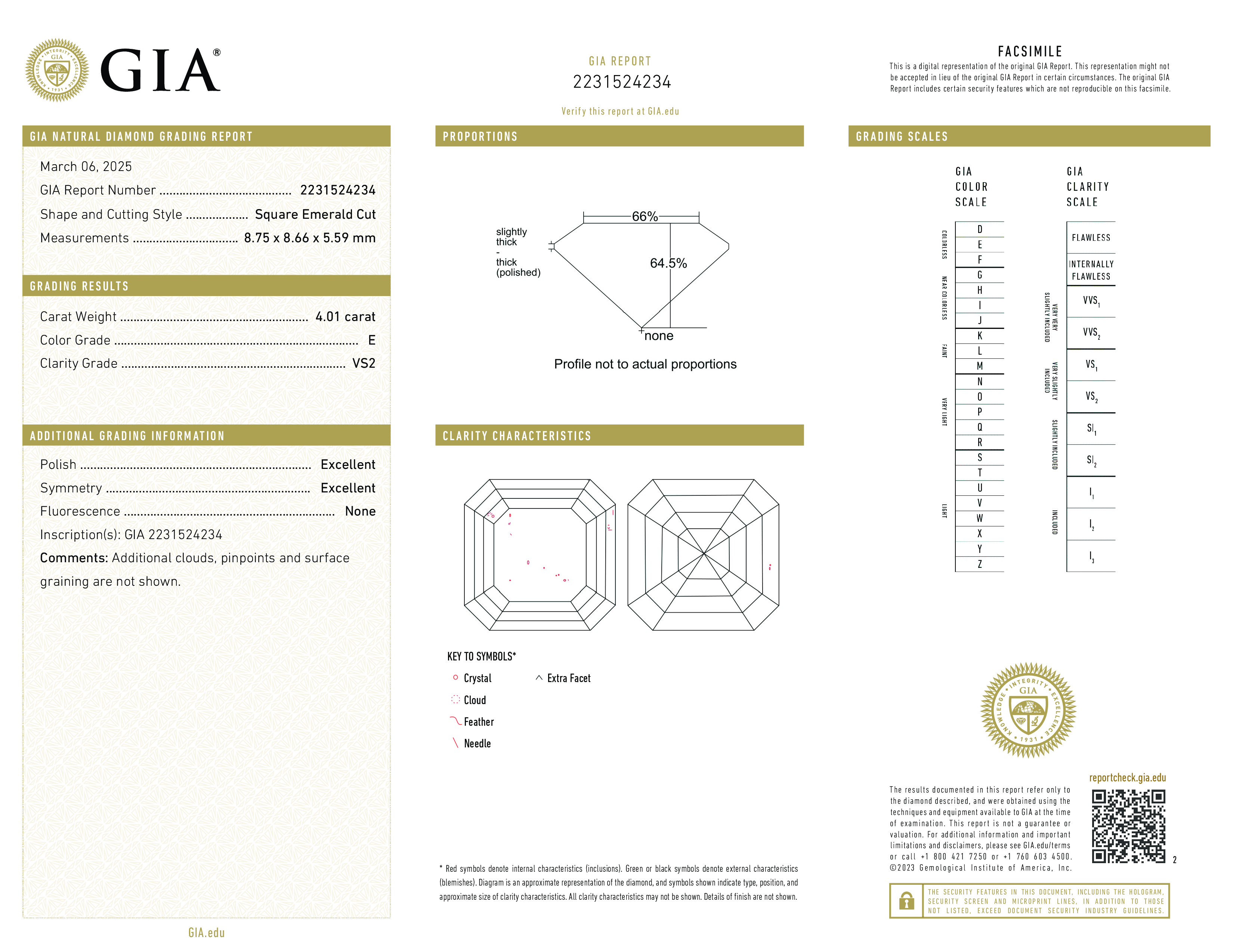 Diamond Certificate