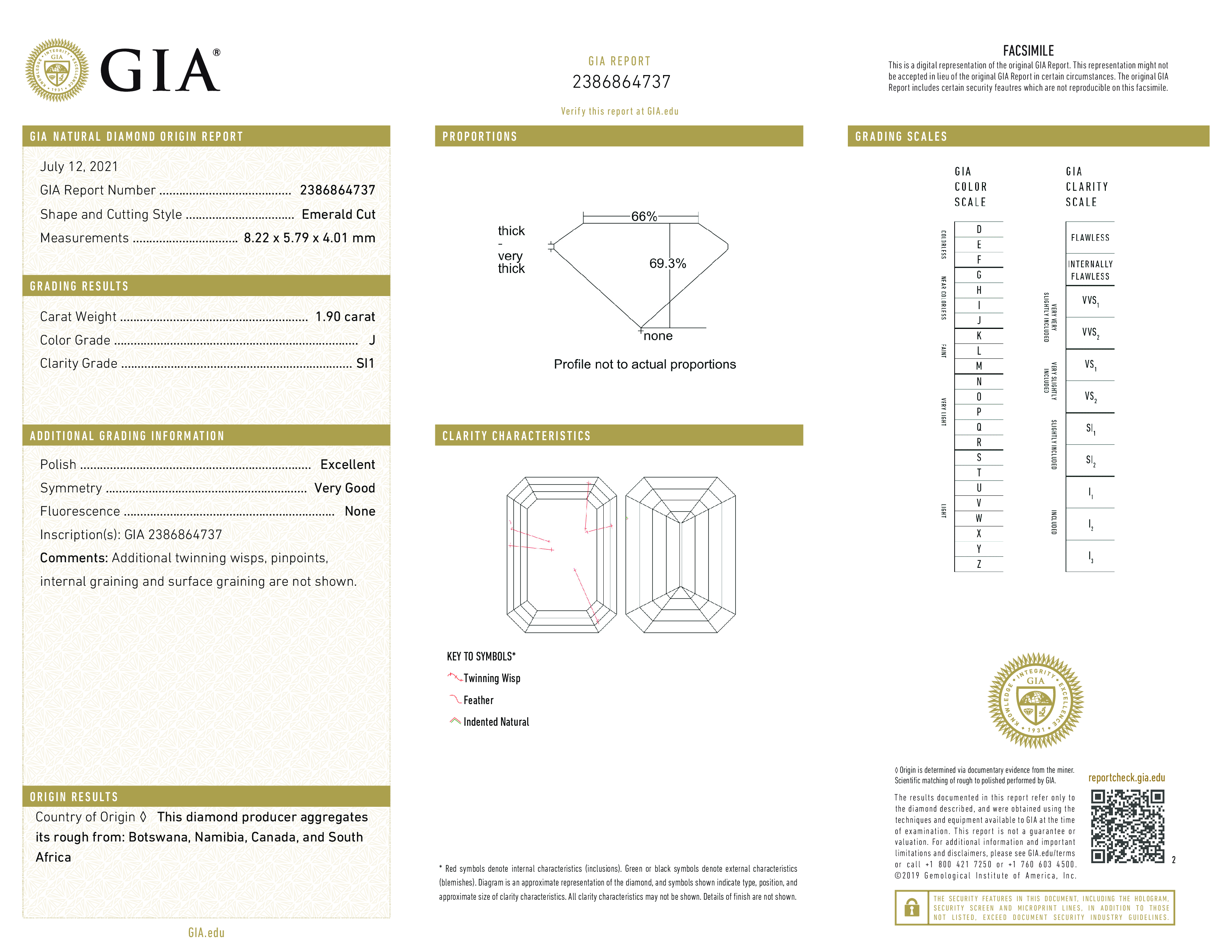 Diamond Certificate