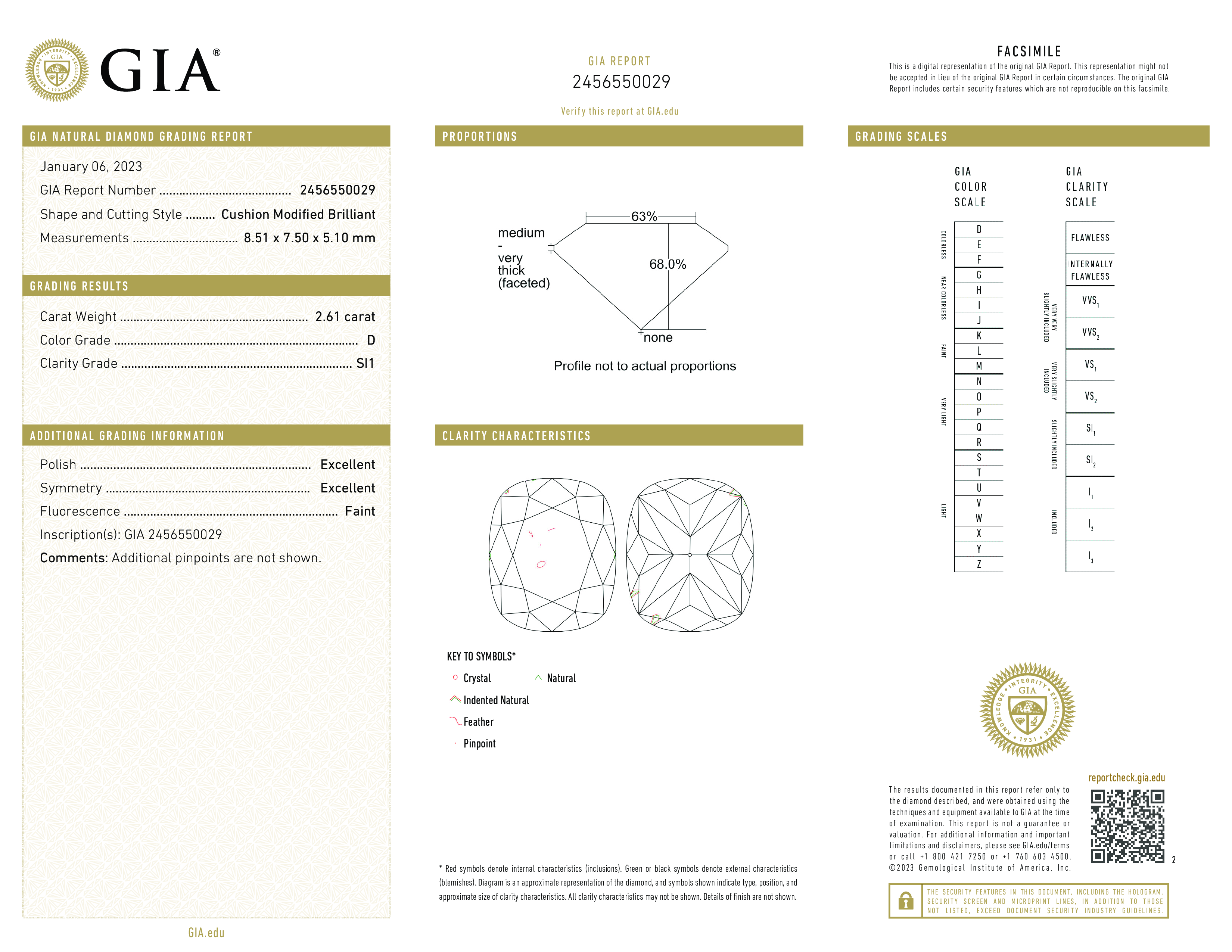Diamond Certificate