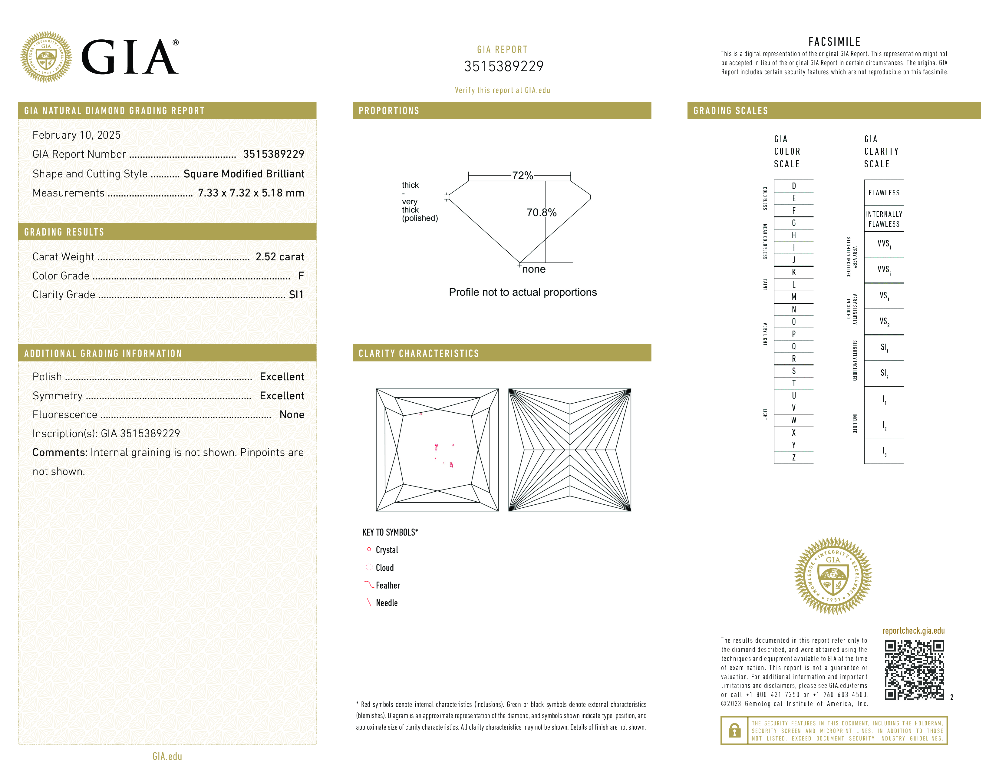 Diamond Certificate
