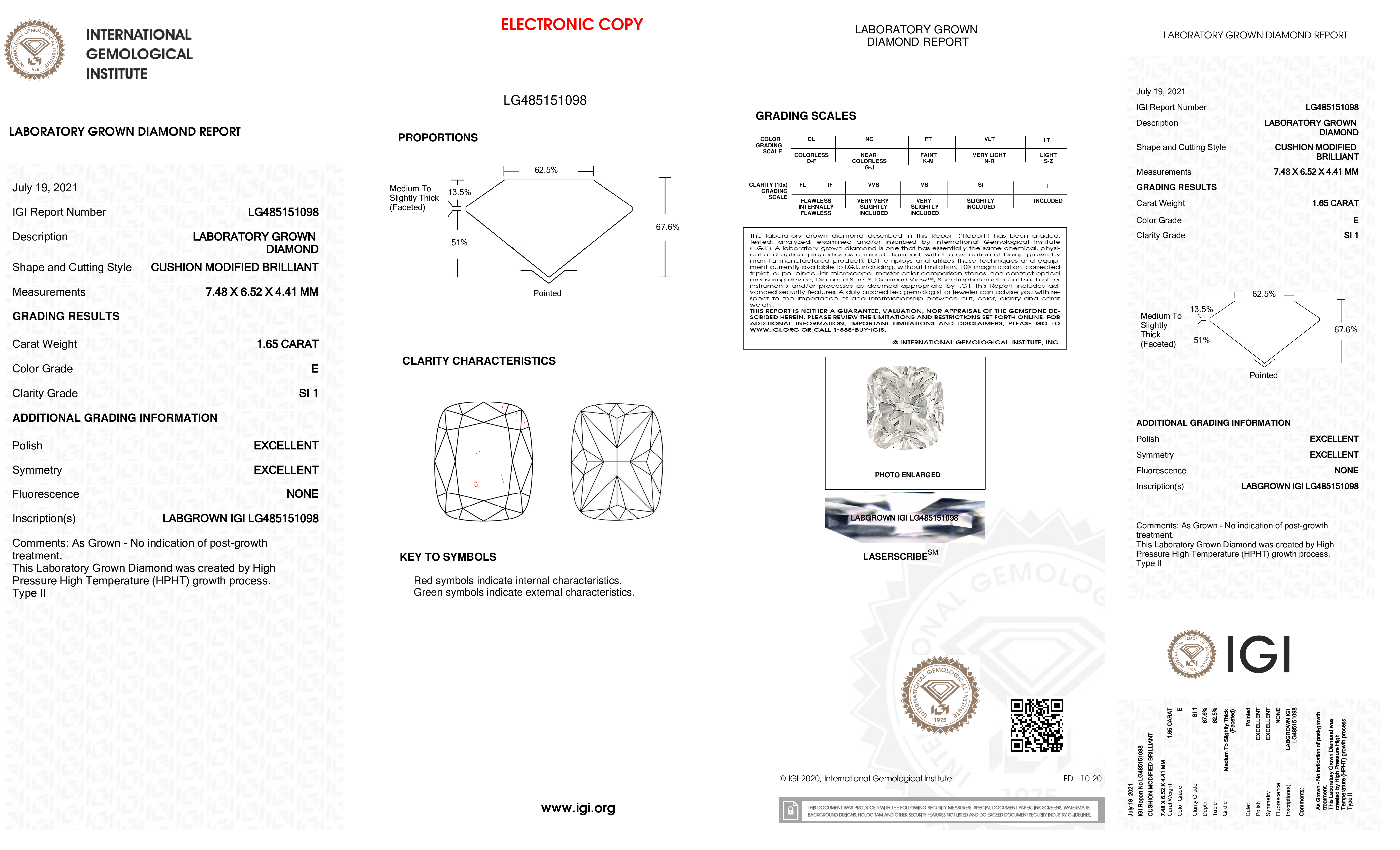 Diamond Certificate