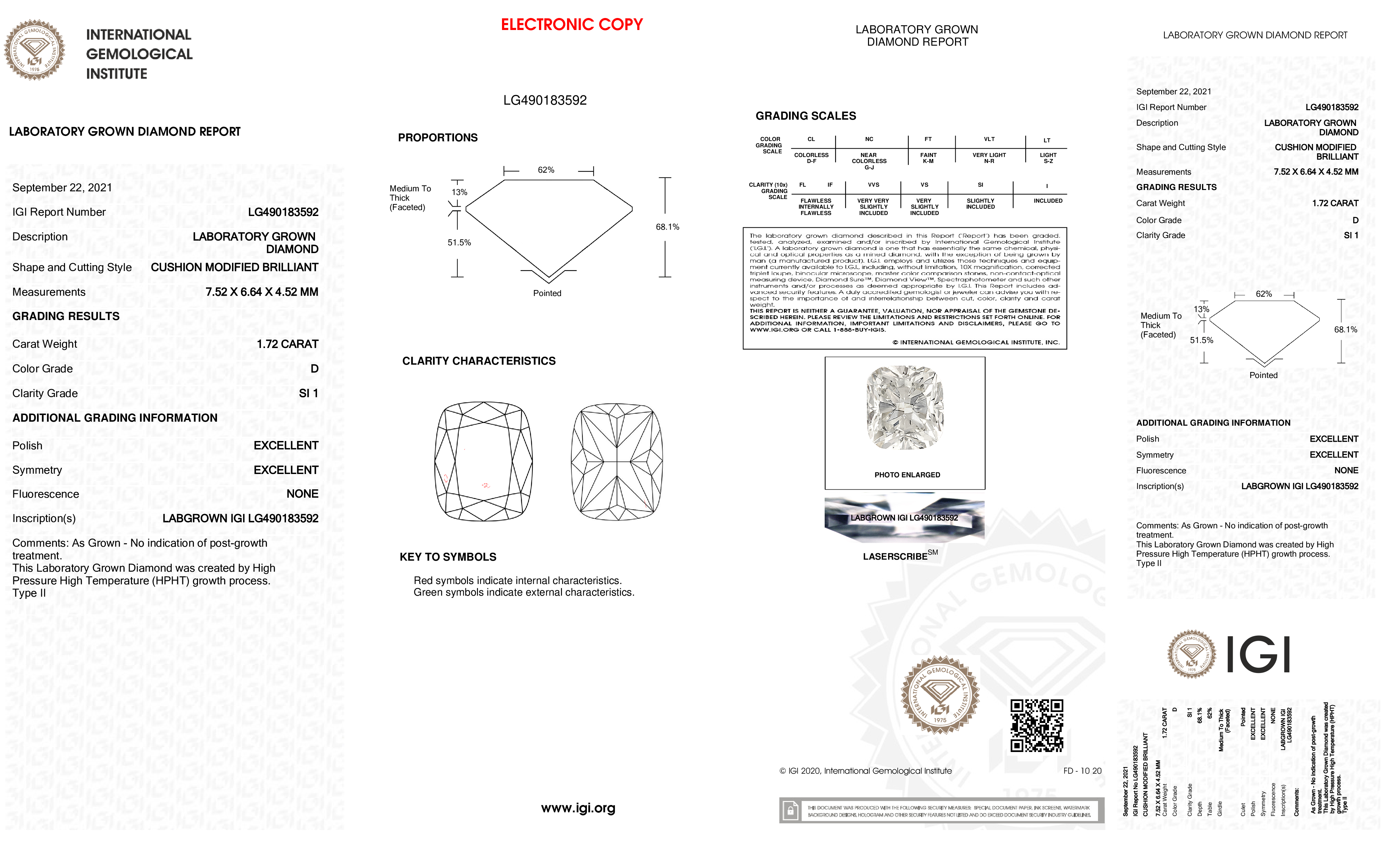 Diamond Certificate