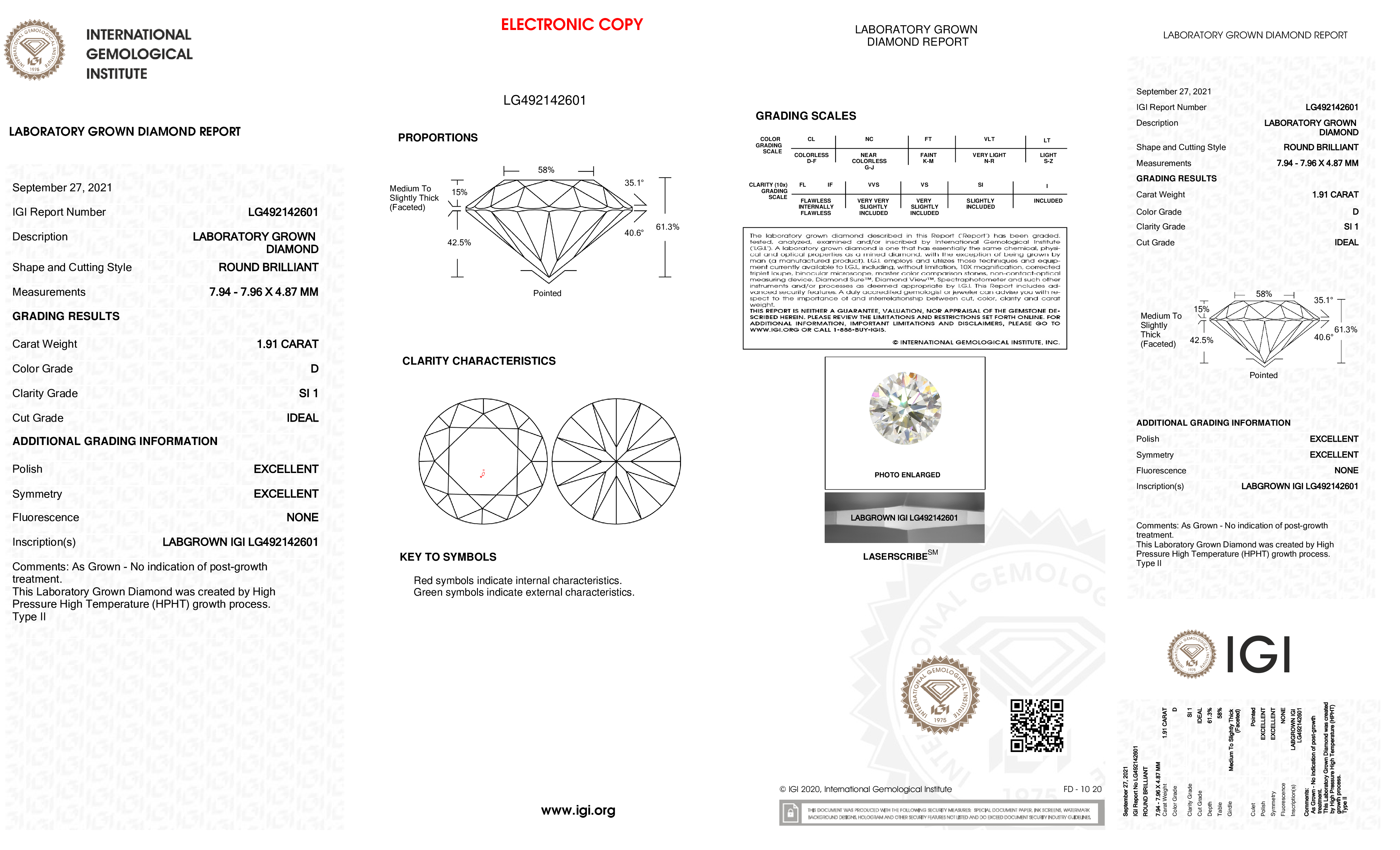 Diamond Certificate