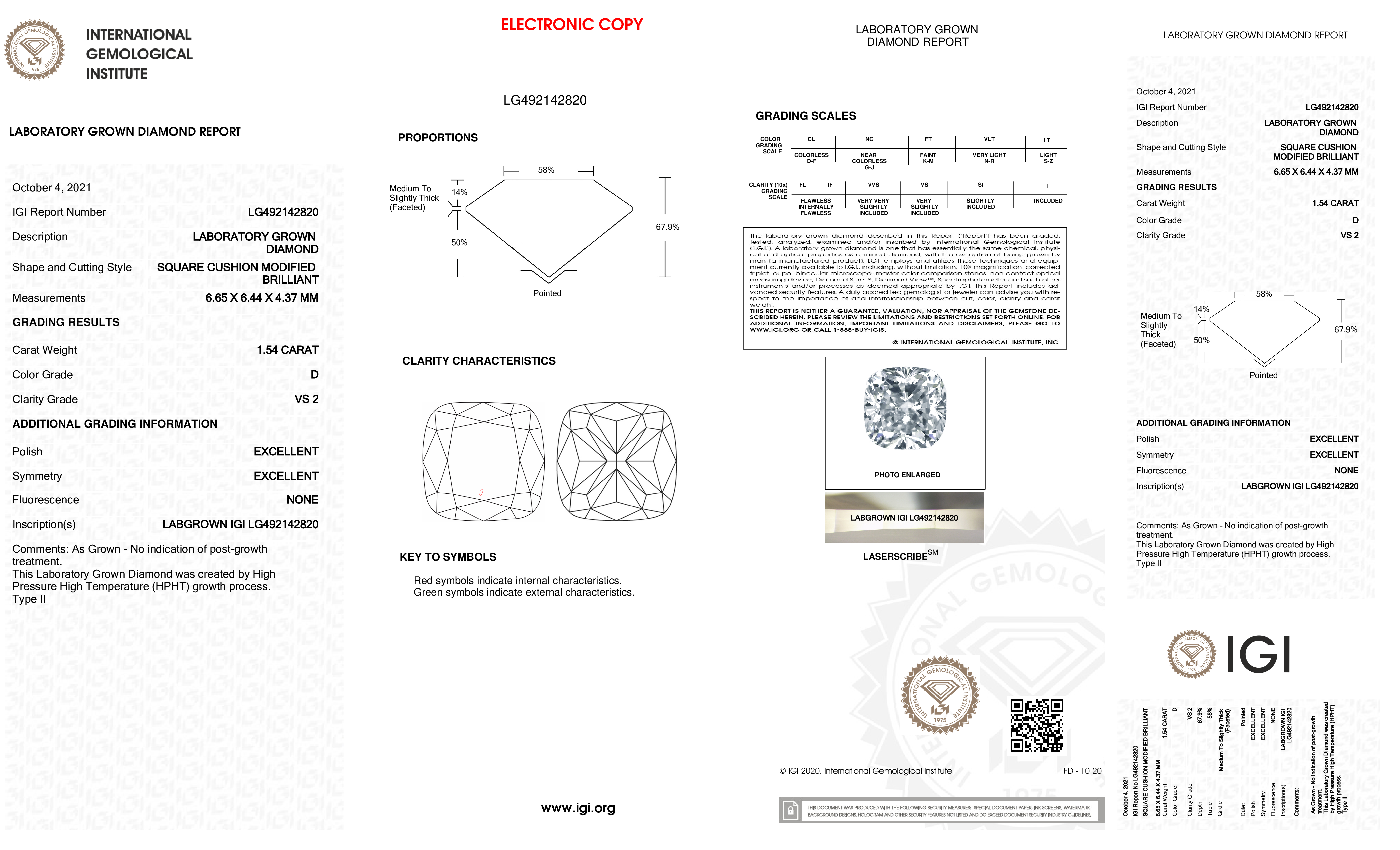 Diamond Certificate