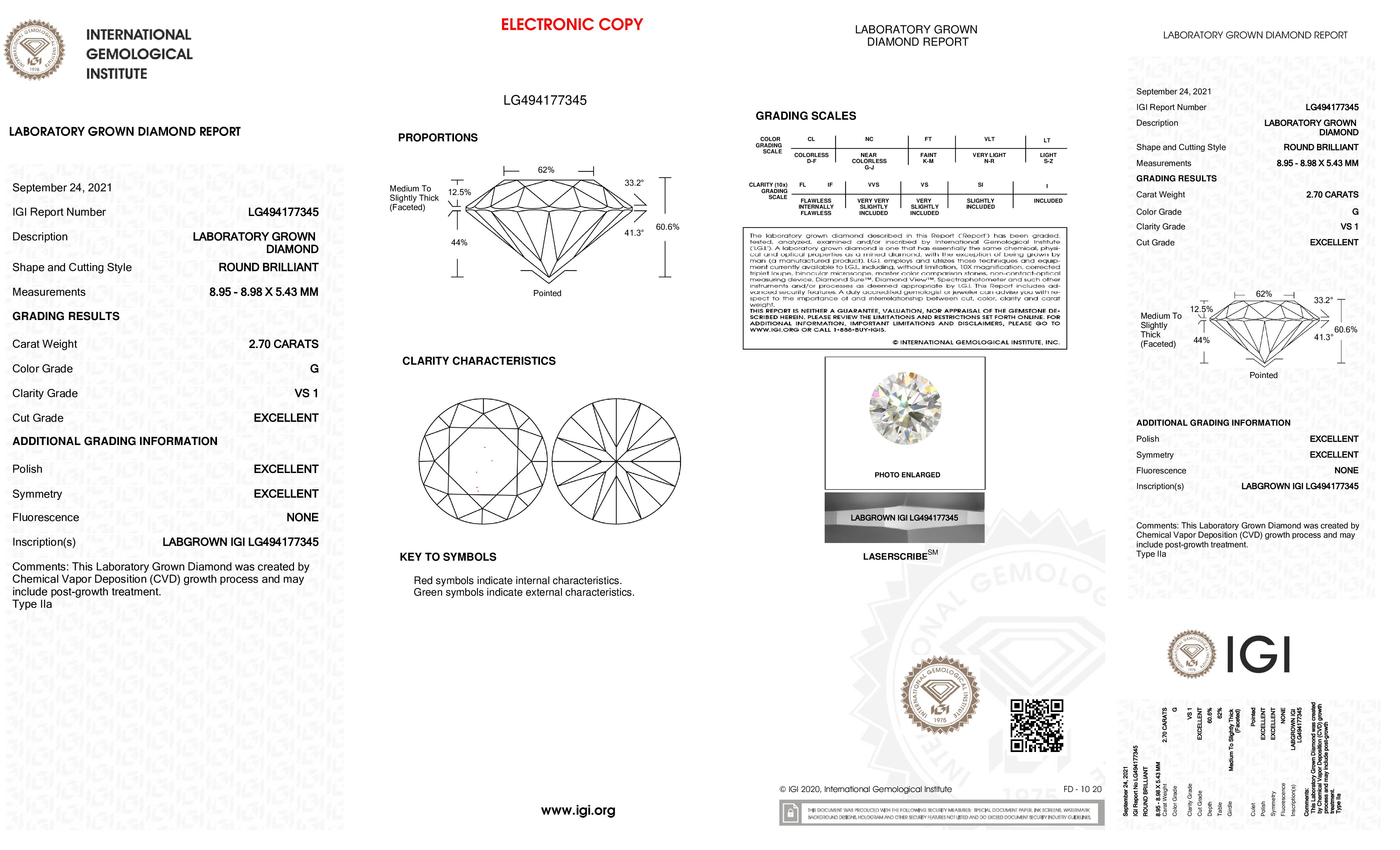 Diamond Certificate