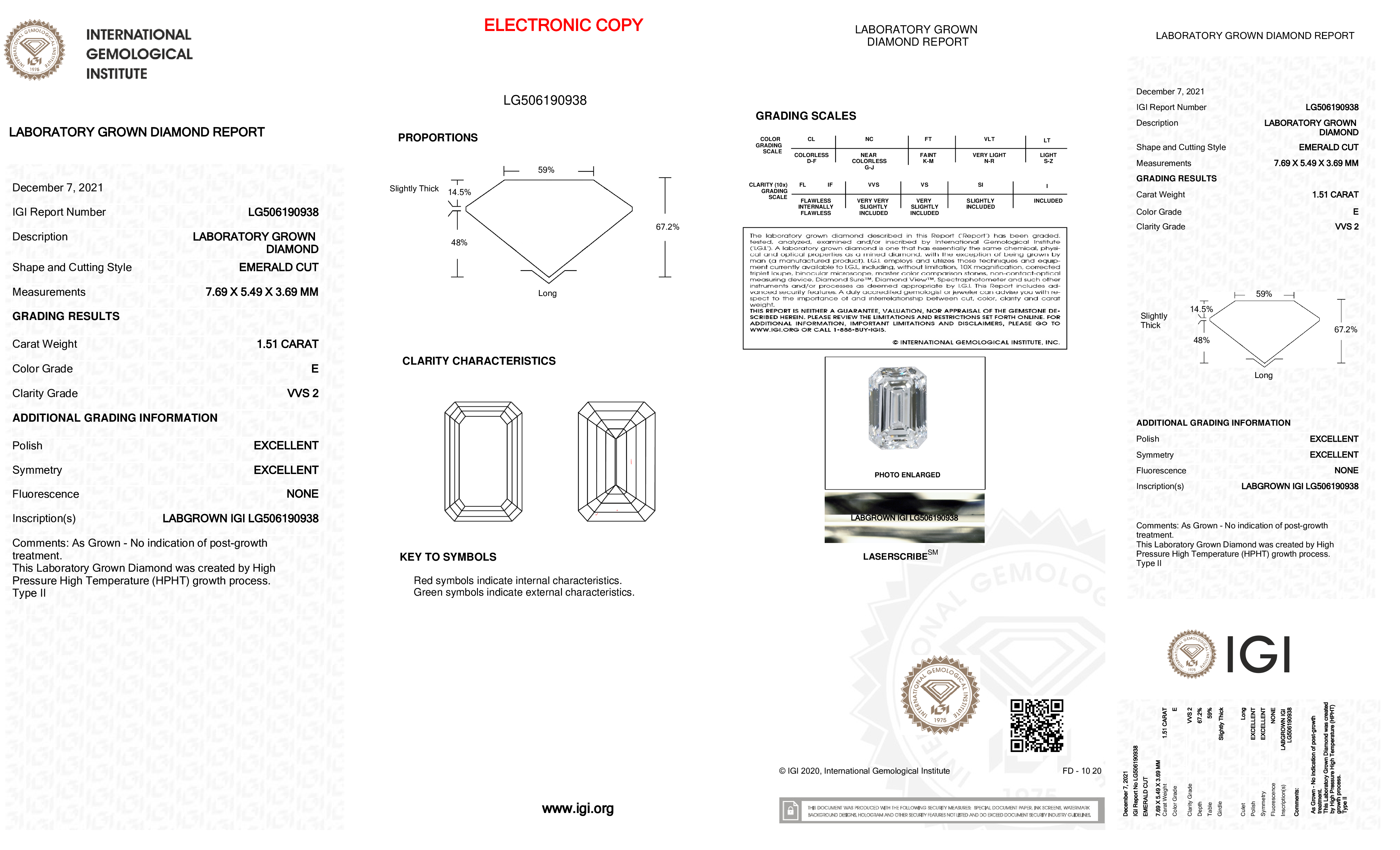 Diamond Certificate