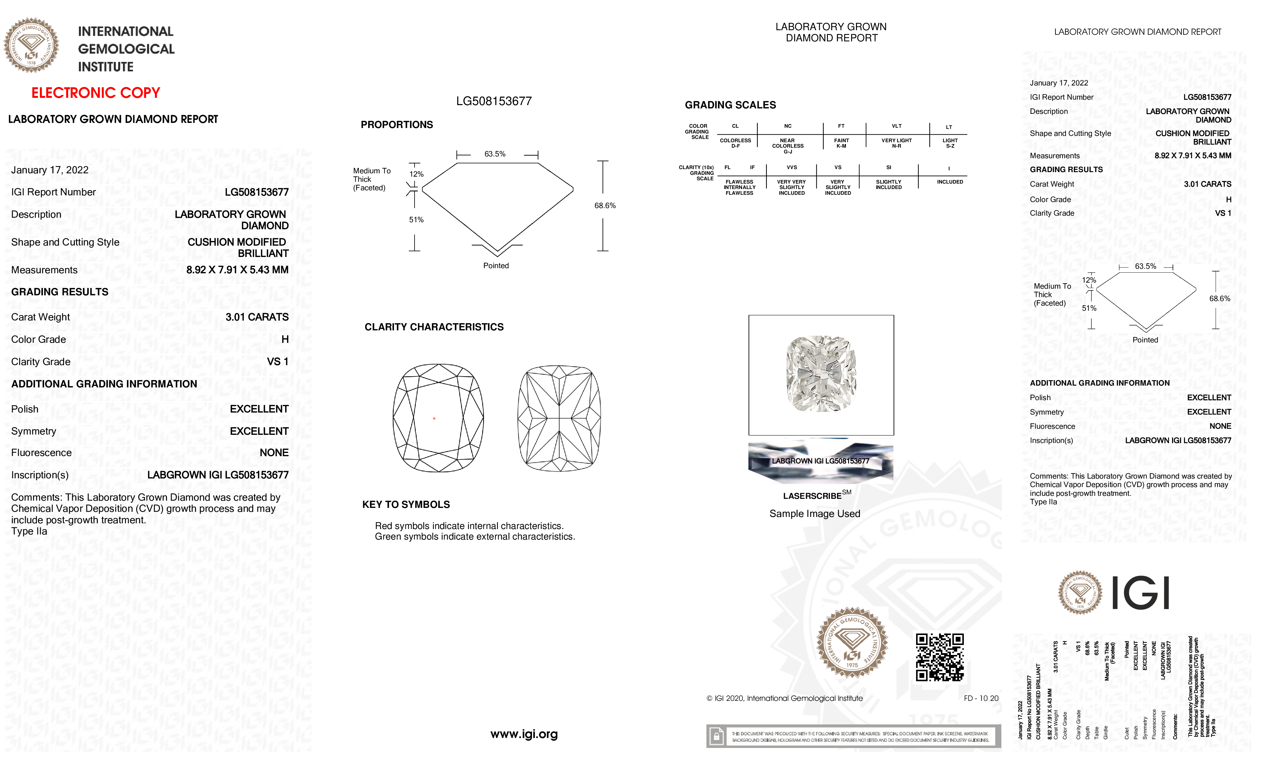 Diamond Certificate
