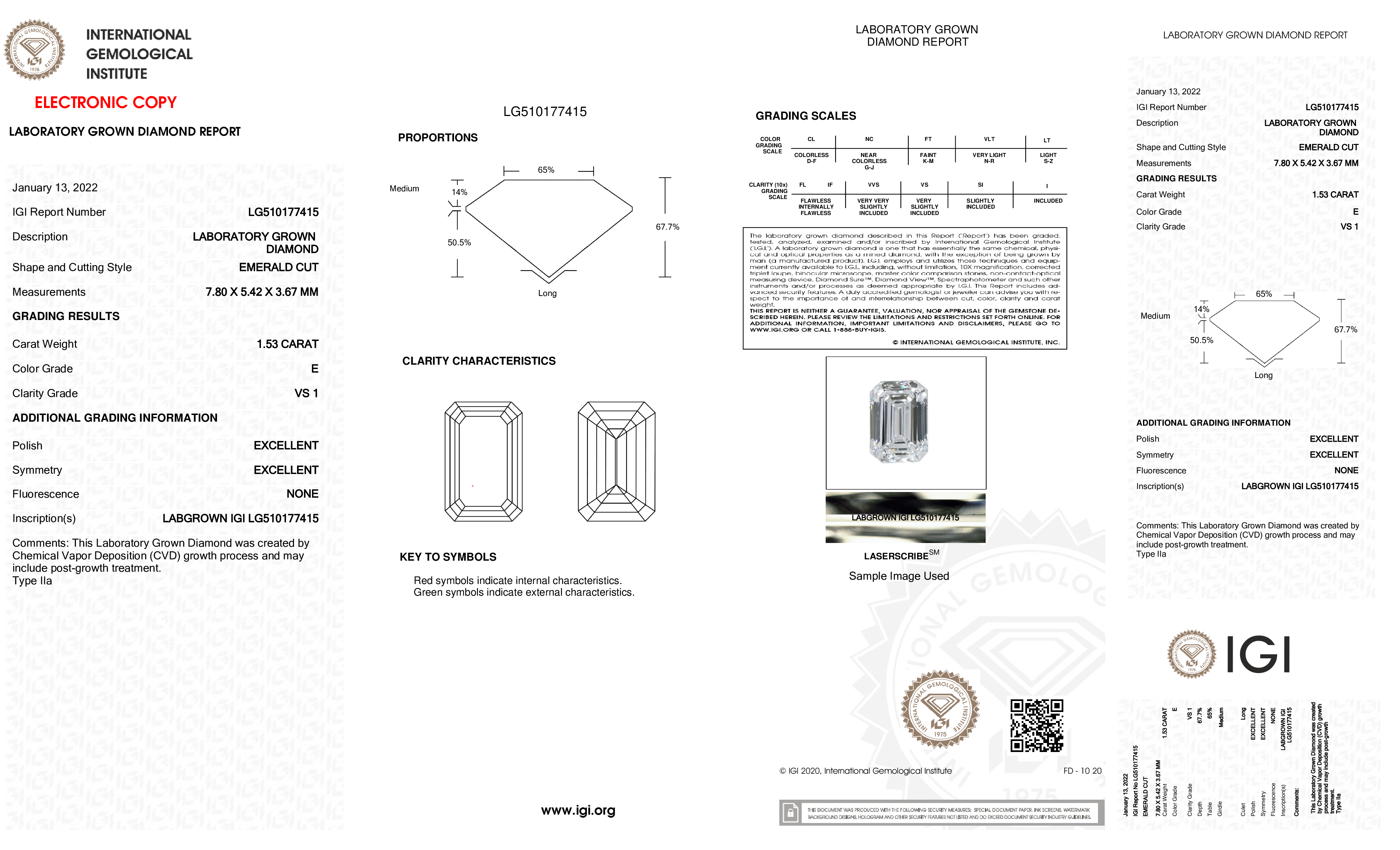 Diamond Certificate