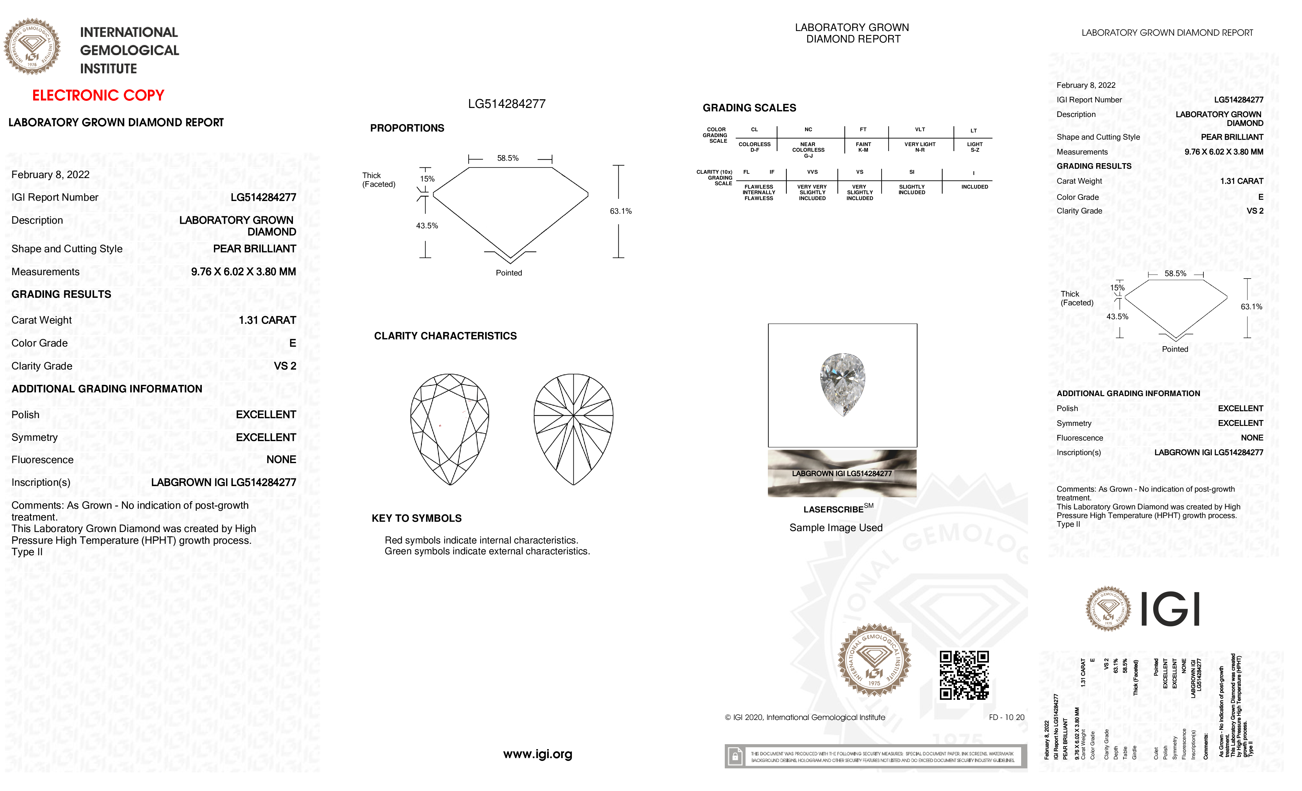 Diamond Certificate