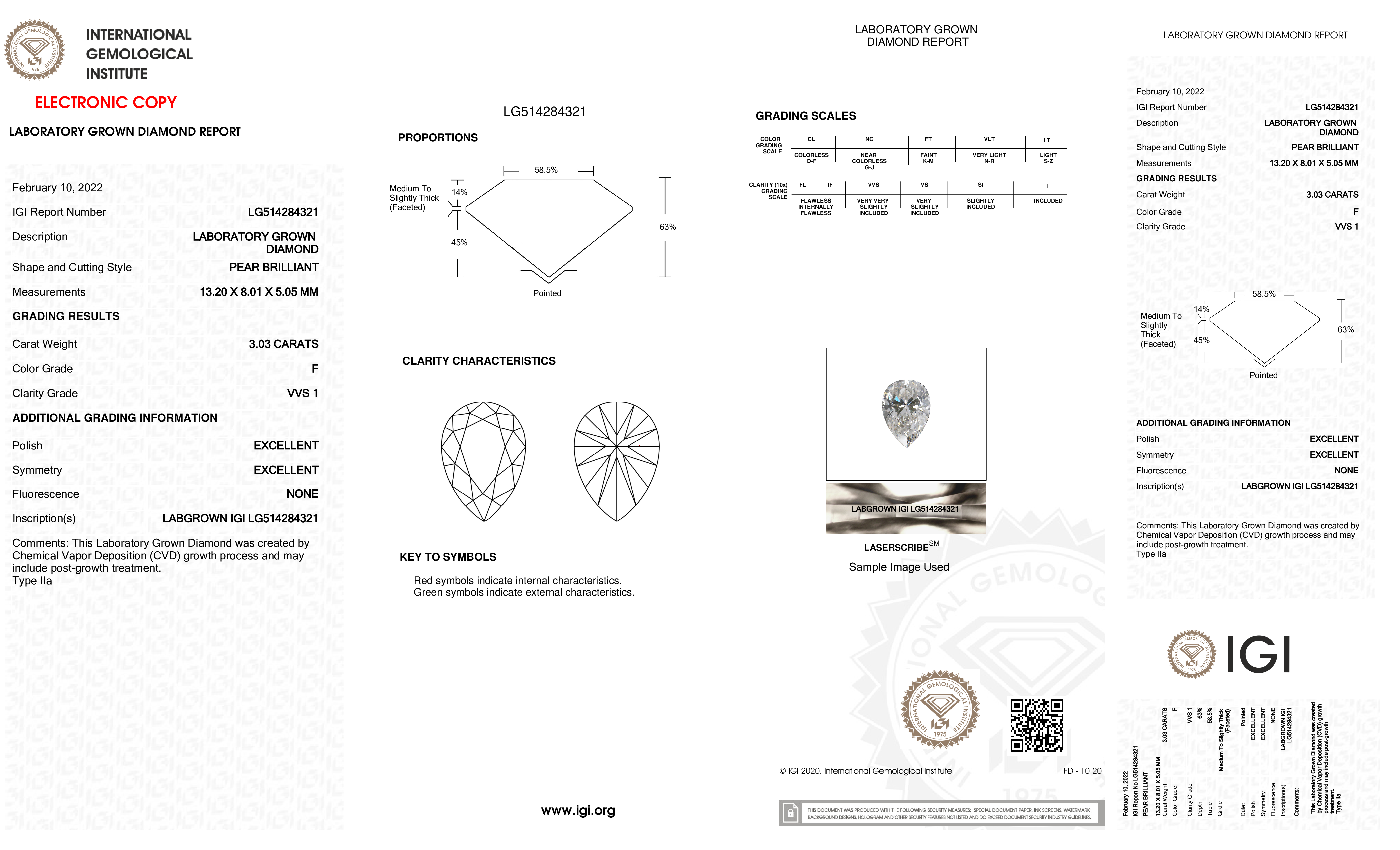 Diamond Certificate