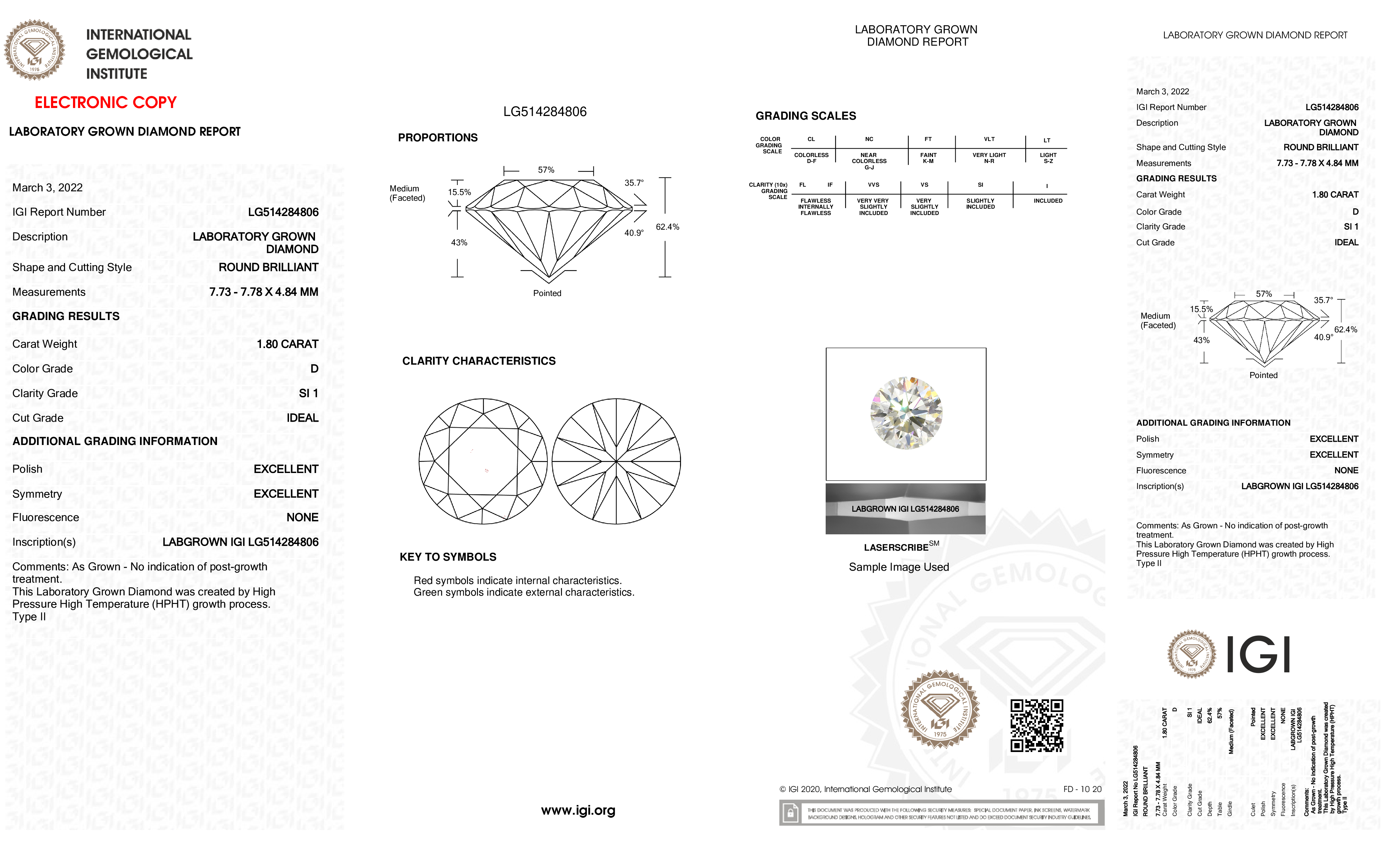 Diamond Certificate