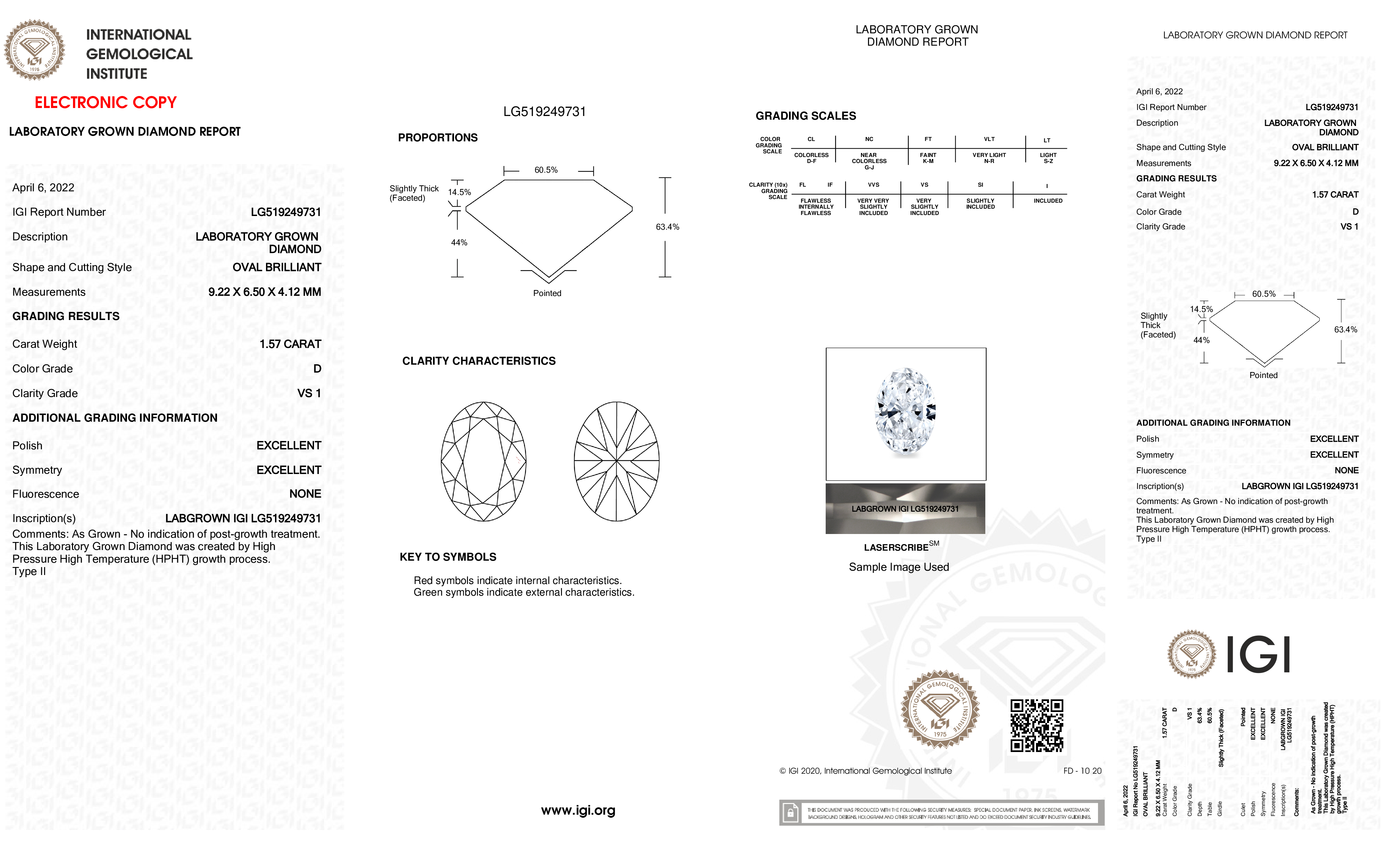 Diamond Certificate