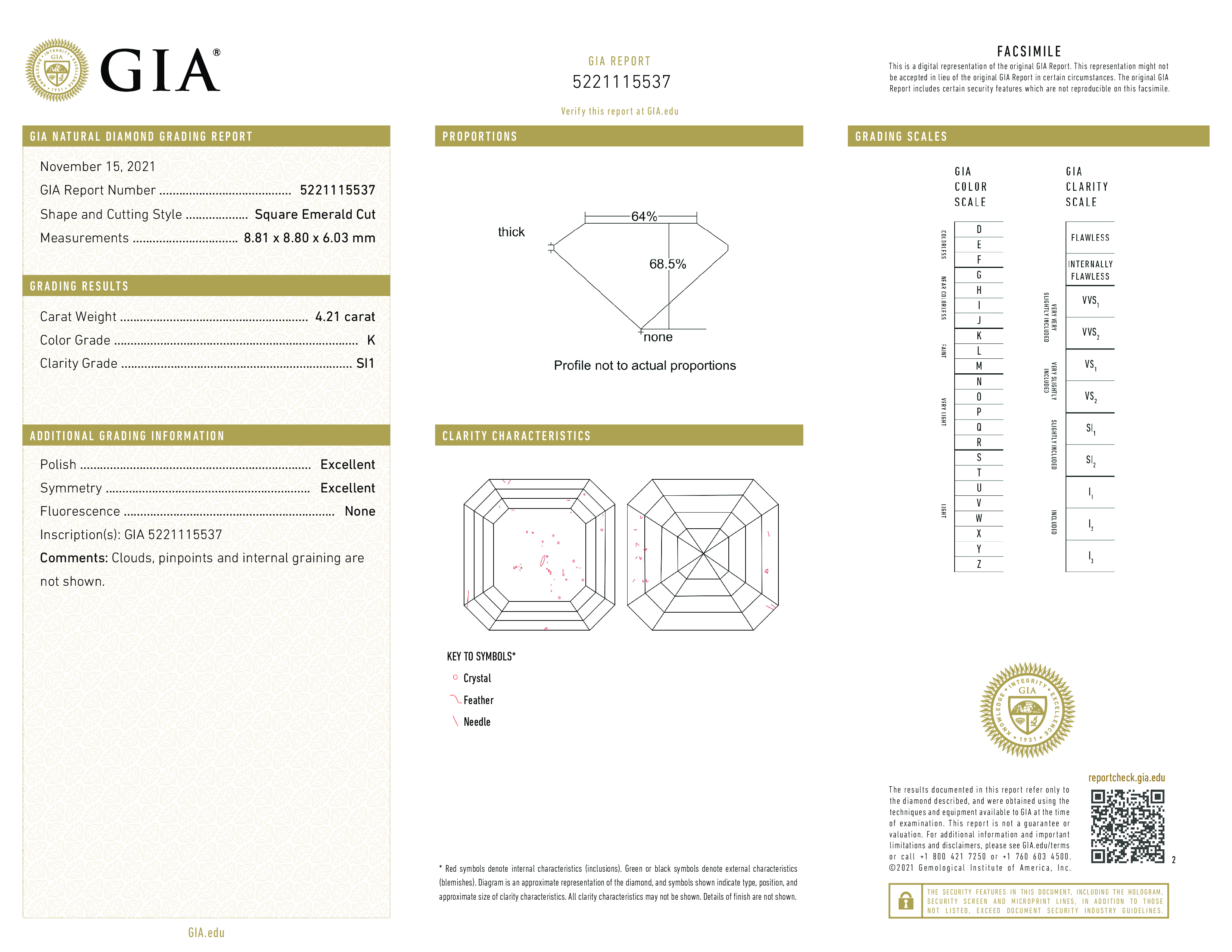 Diamond Certificate