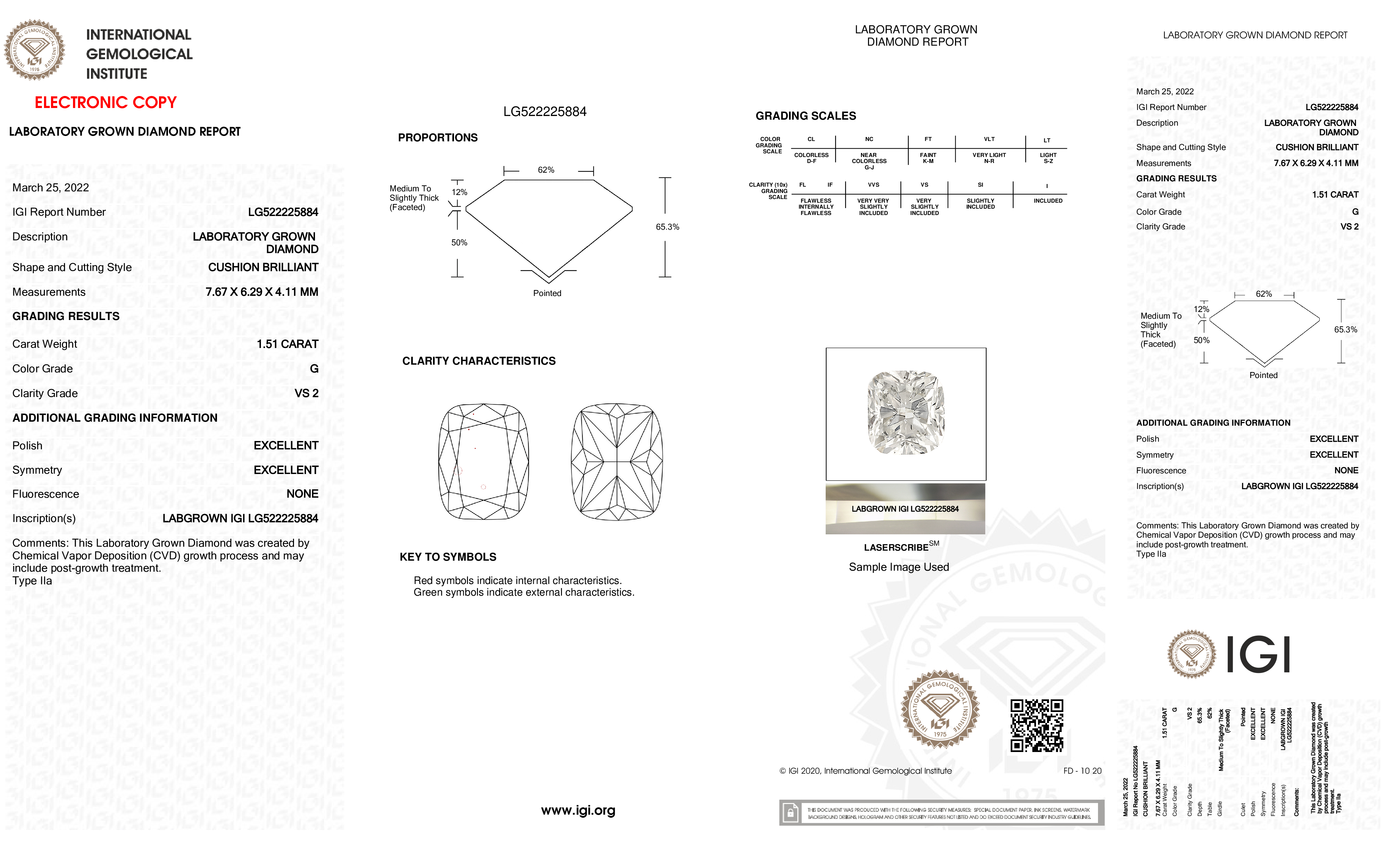 Diamond Certificate