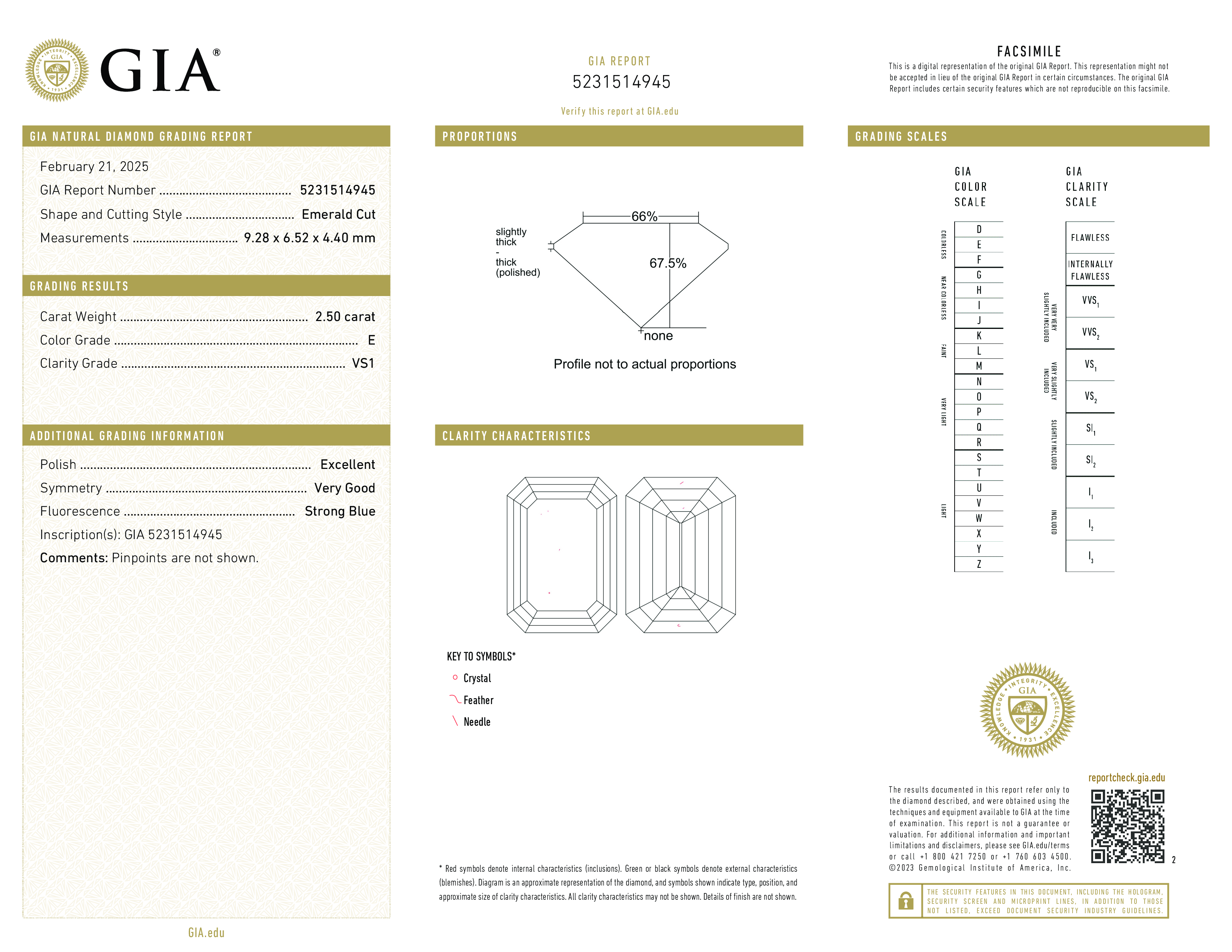 Diamond Certificate