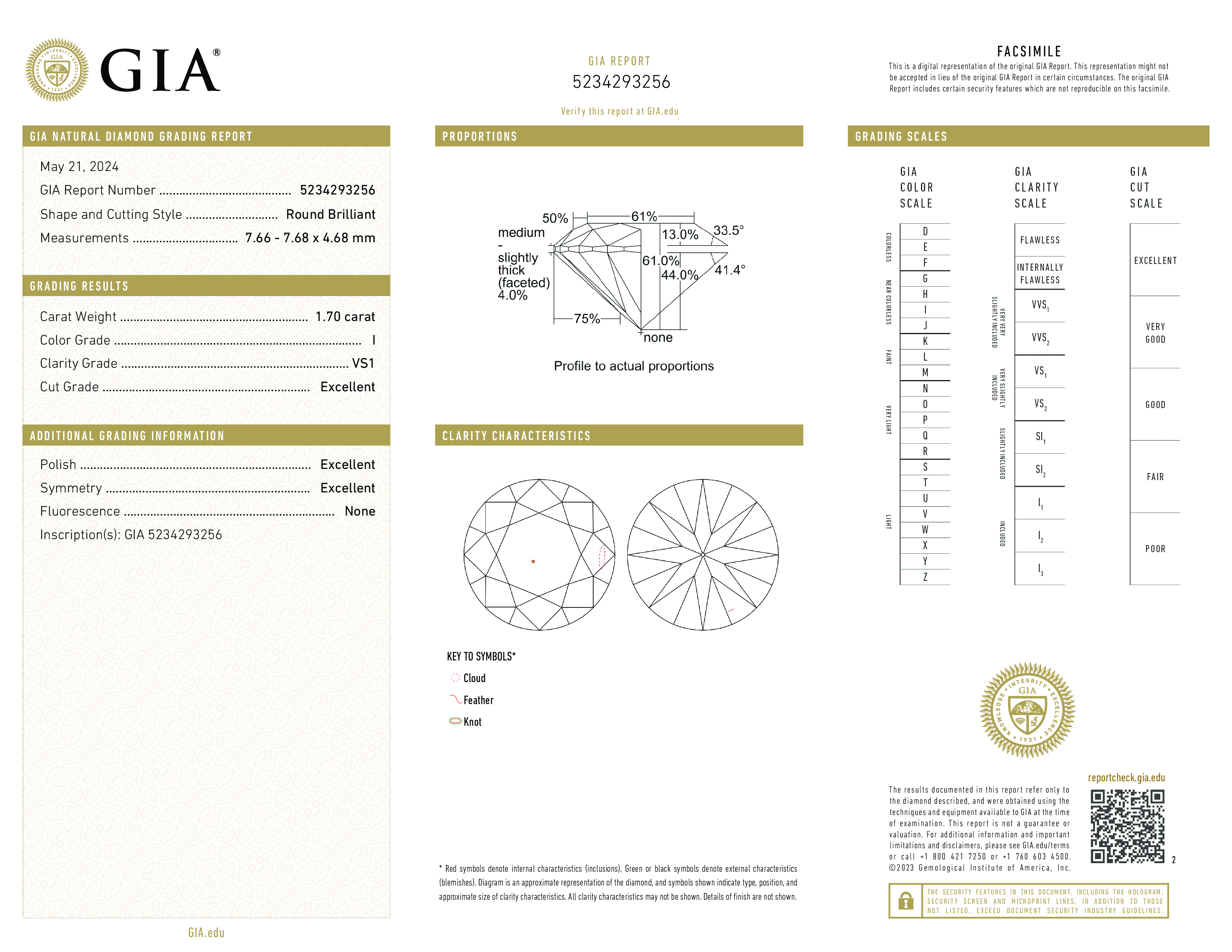Diamond Certificate