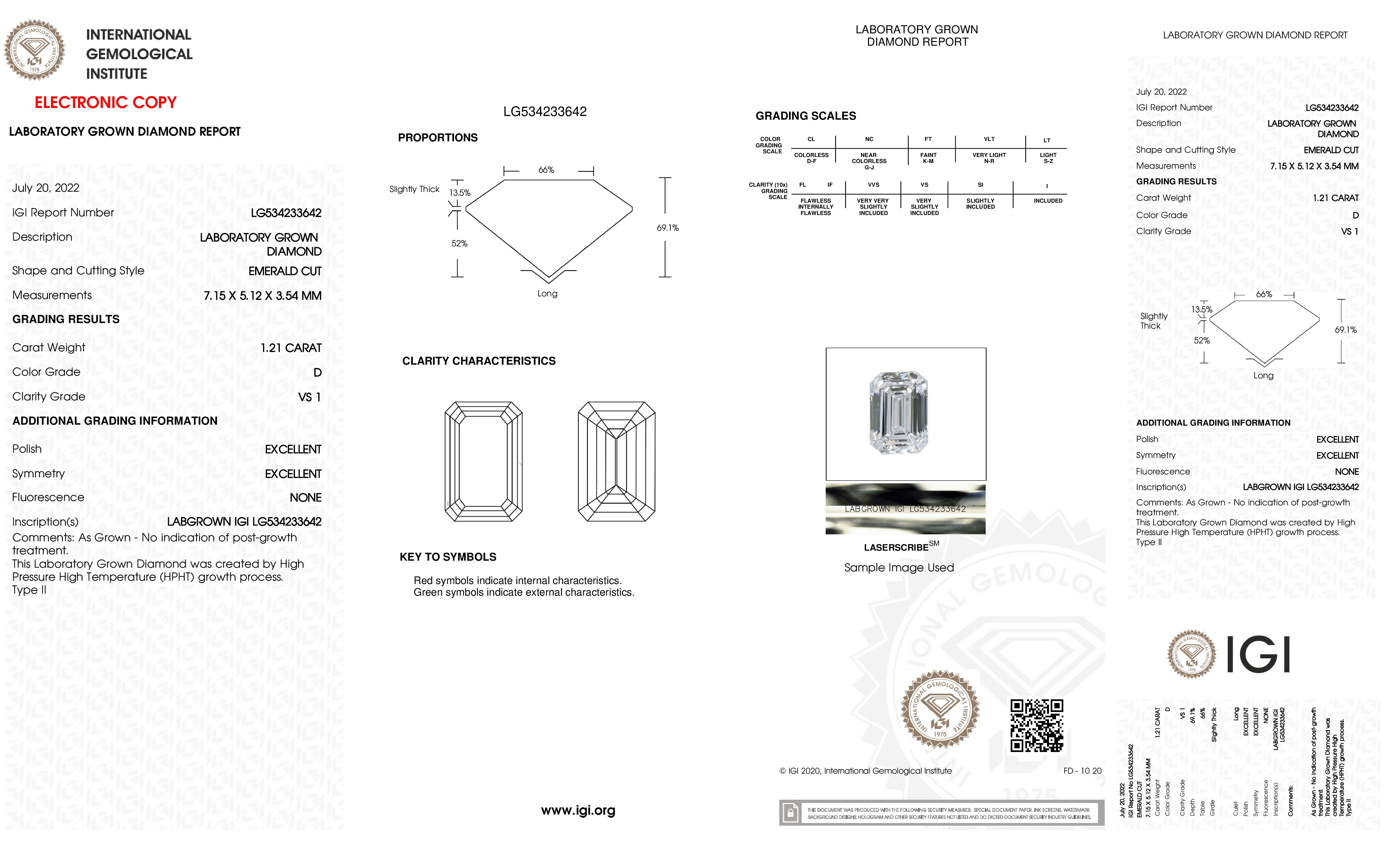 Diamond Certificate
