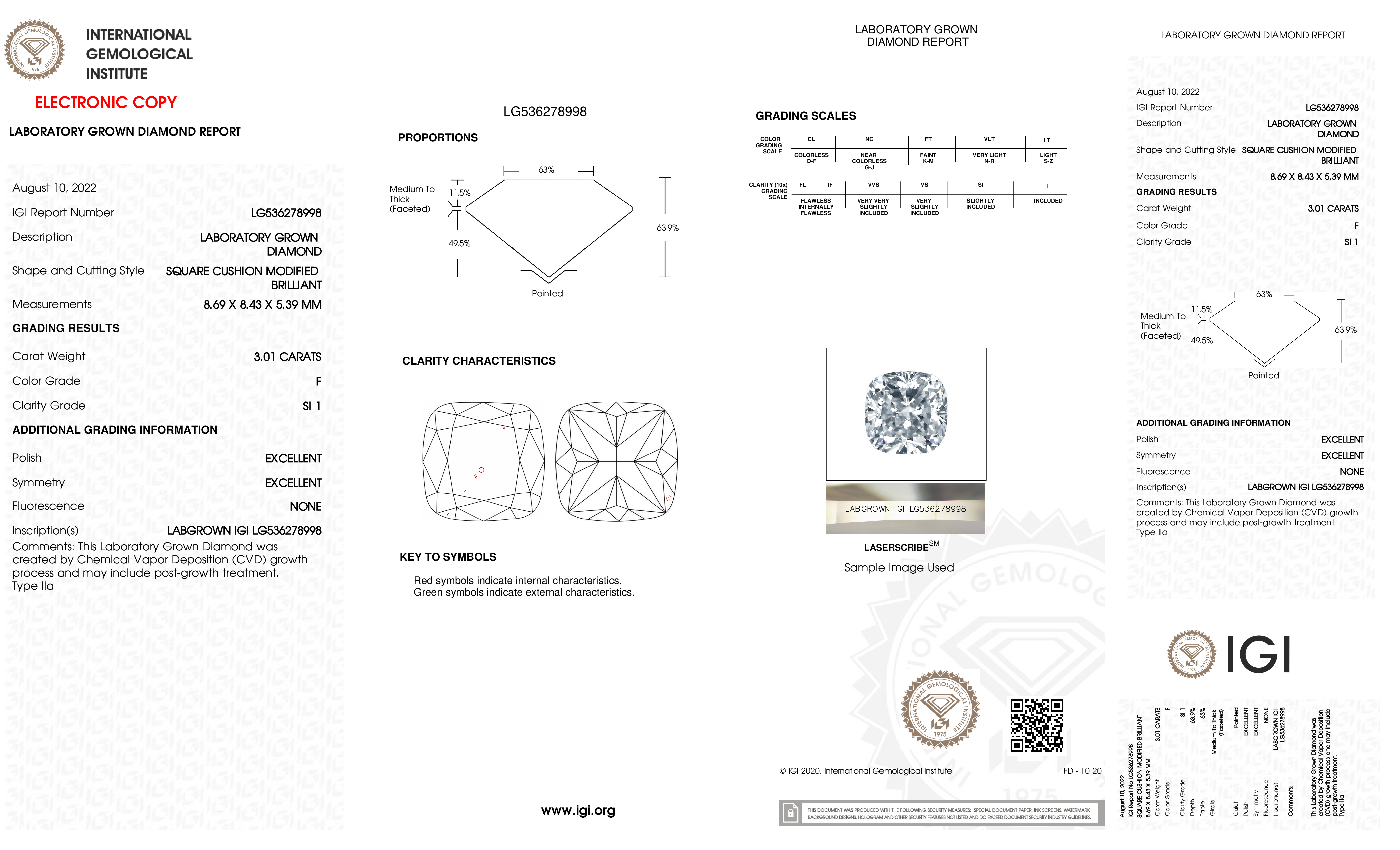 Diamond Certificate
