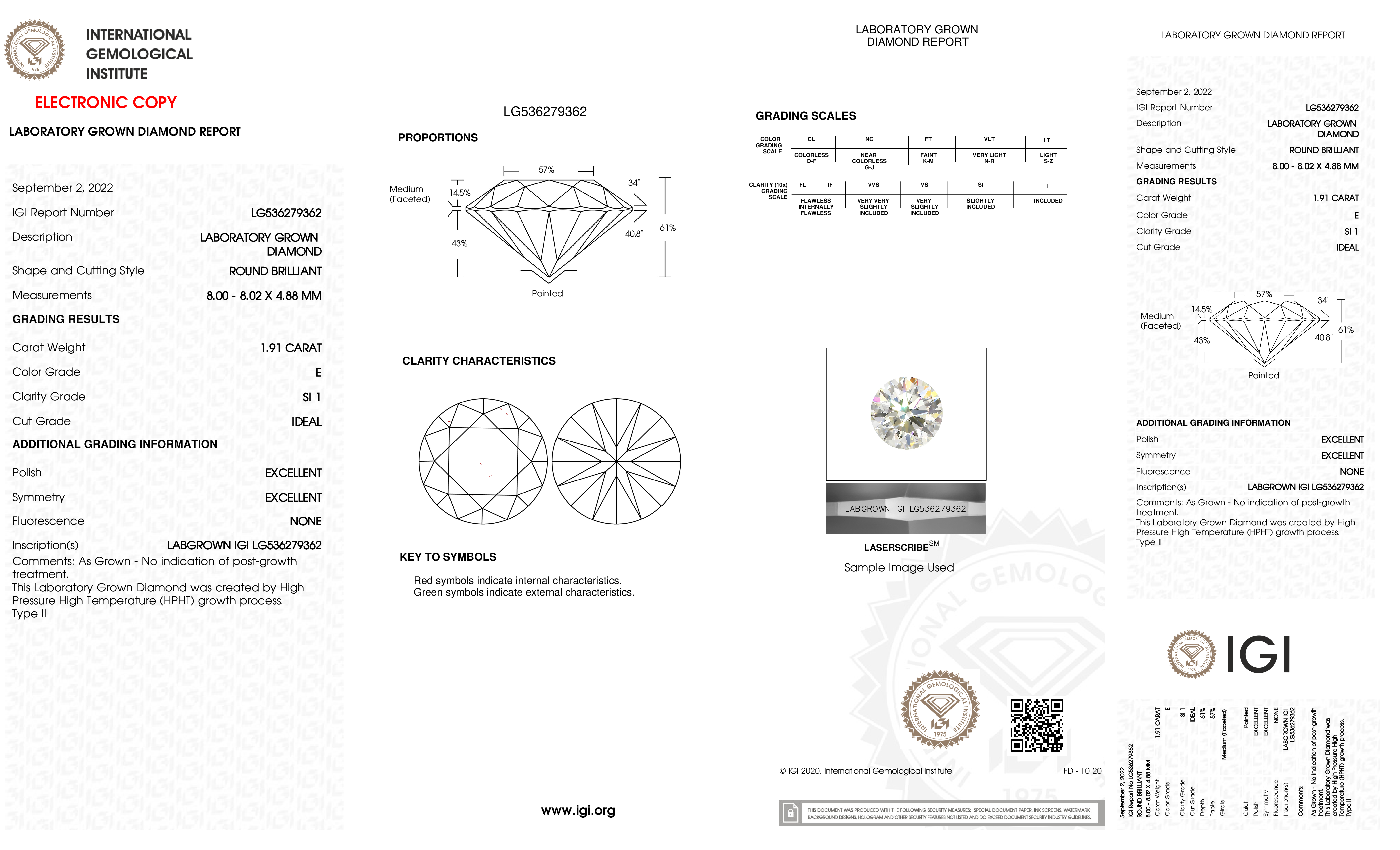 Diamond Certificate