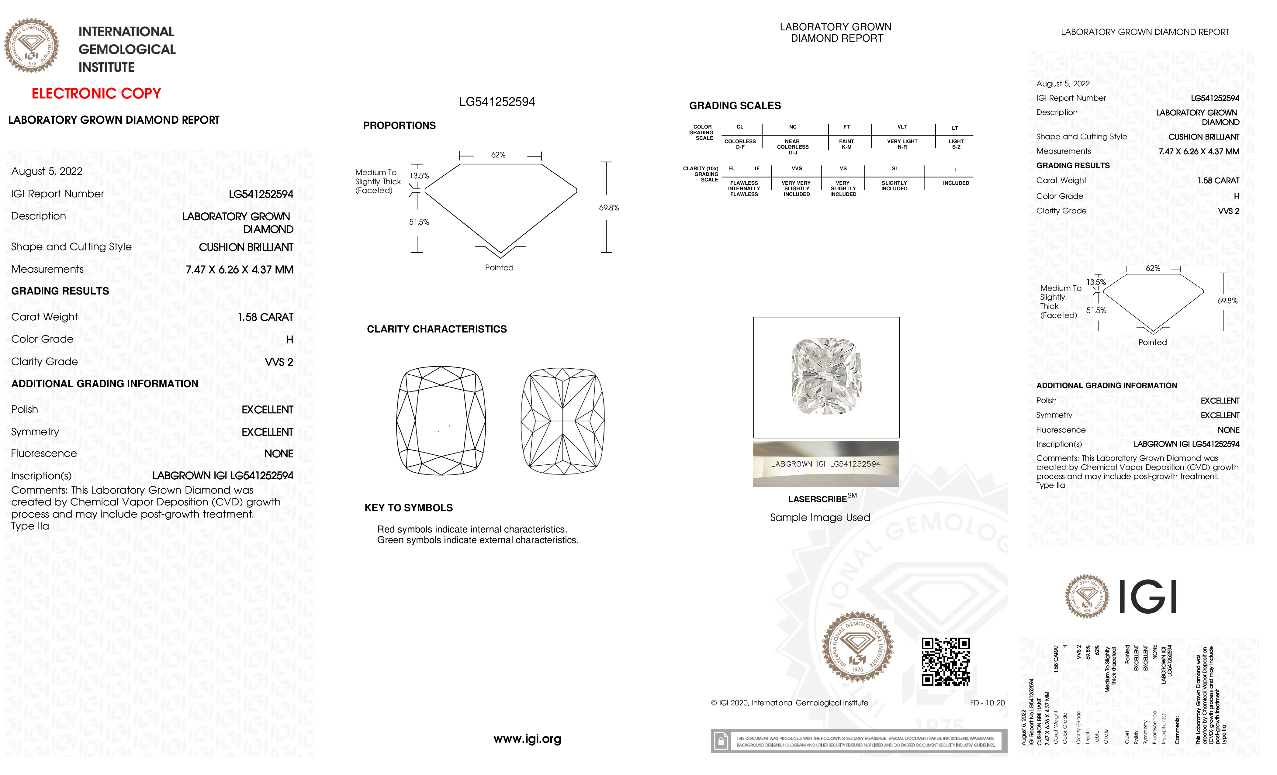 Diamond Certificate