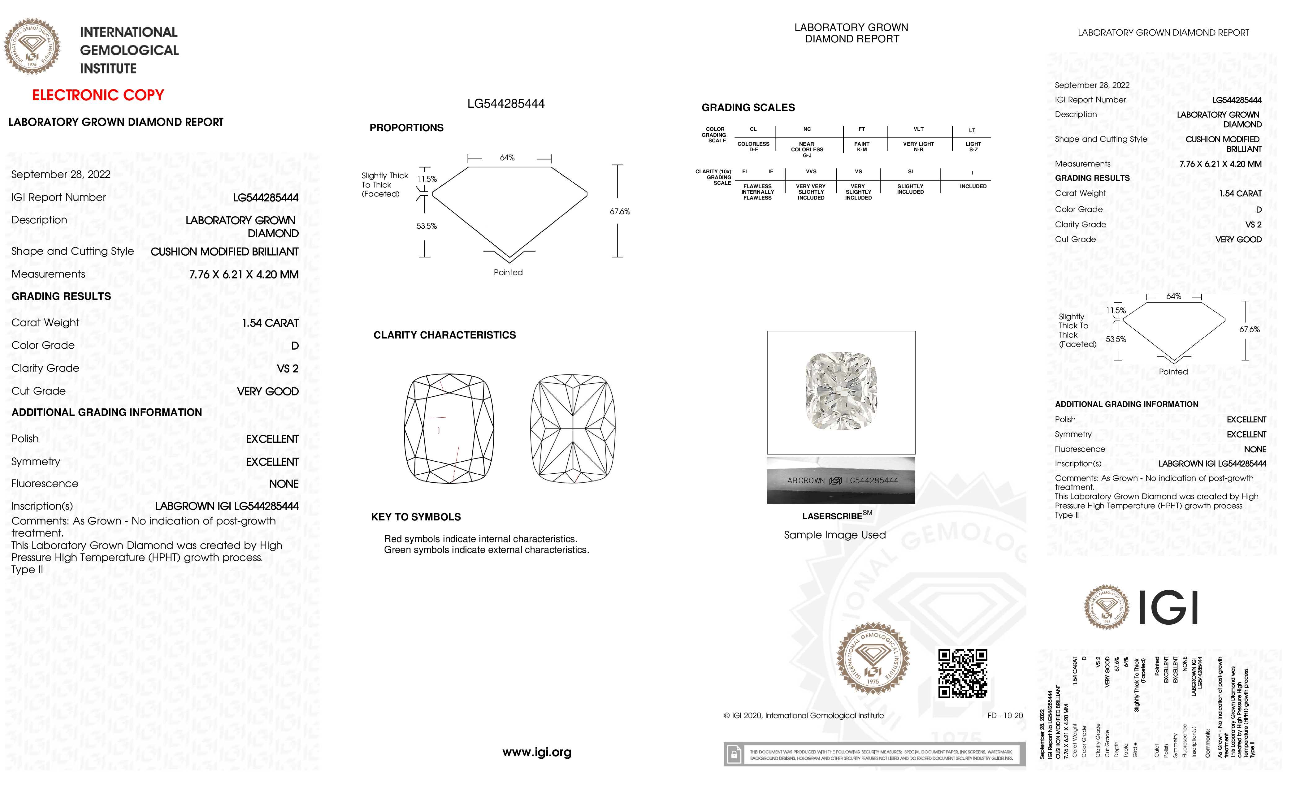 Diamond Certificate