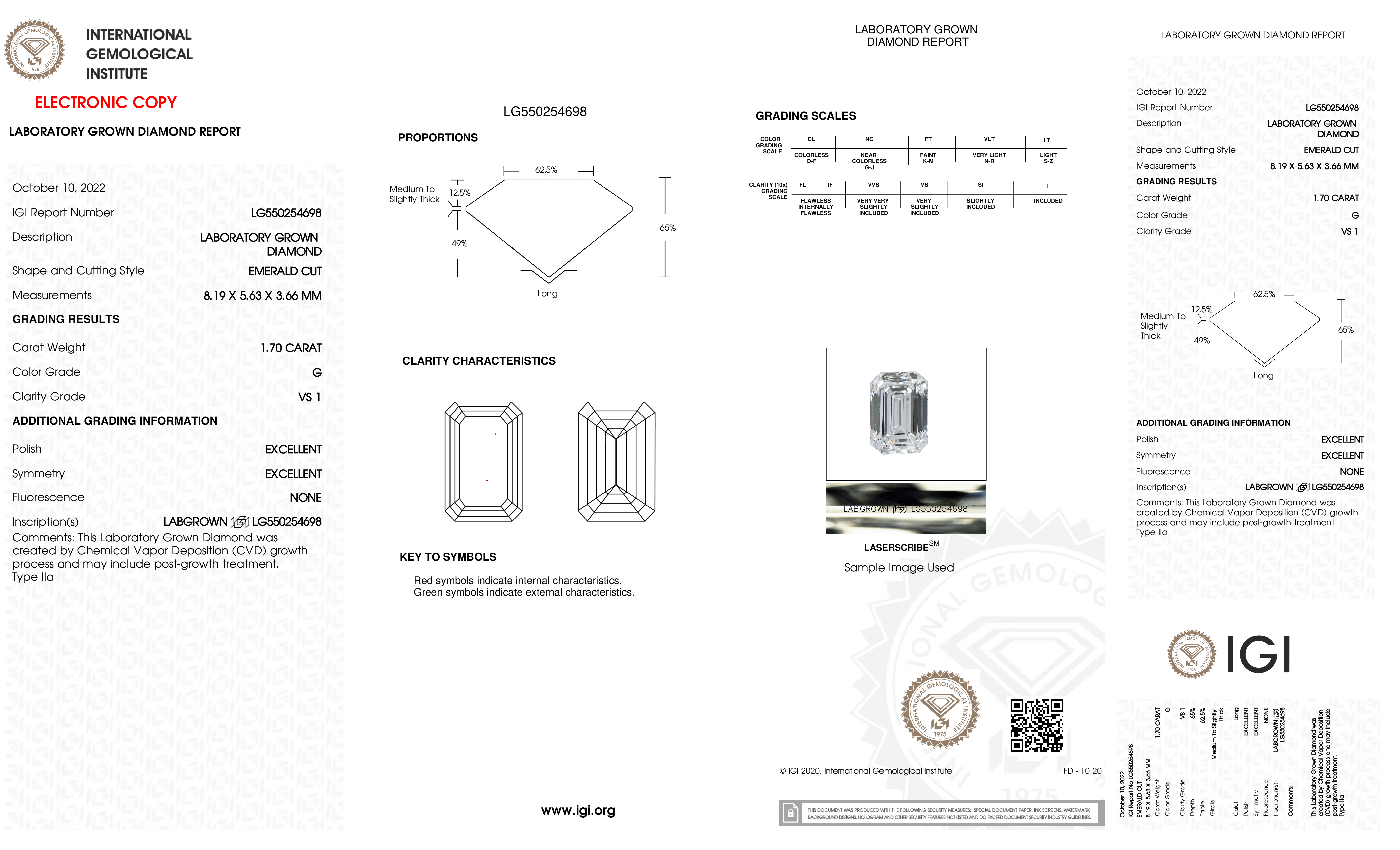 Diamond Certificate