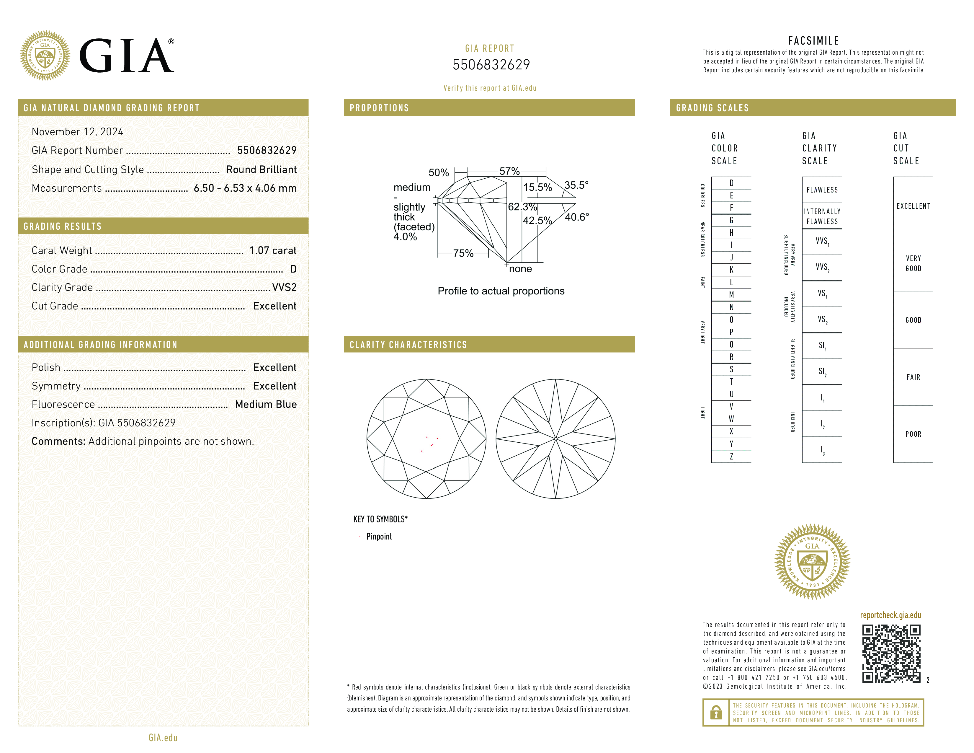 Diamond Certificate
