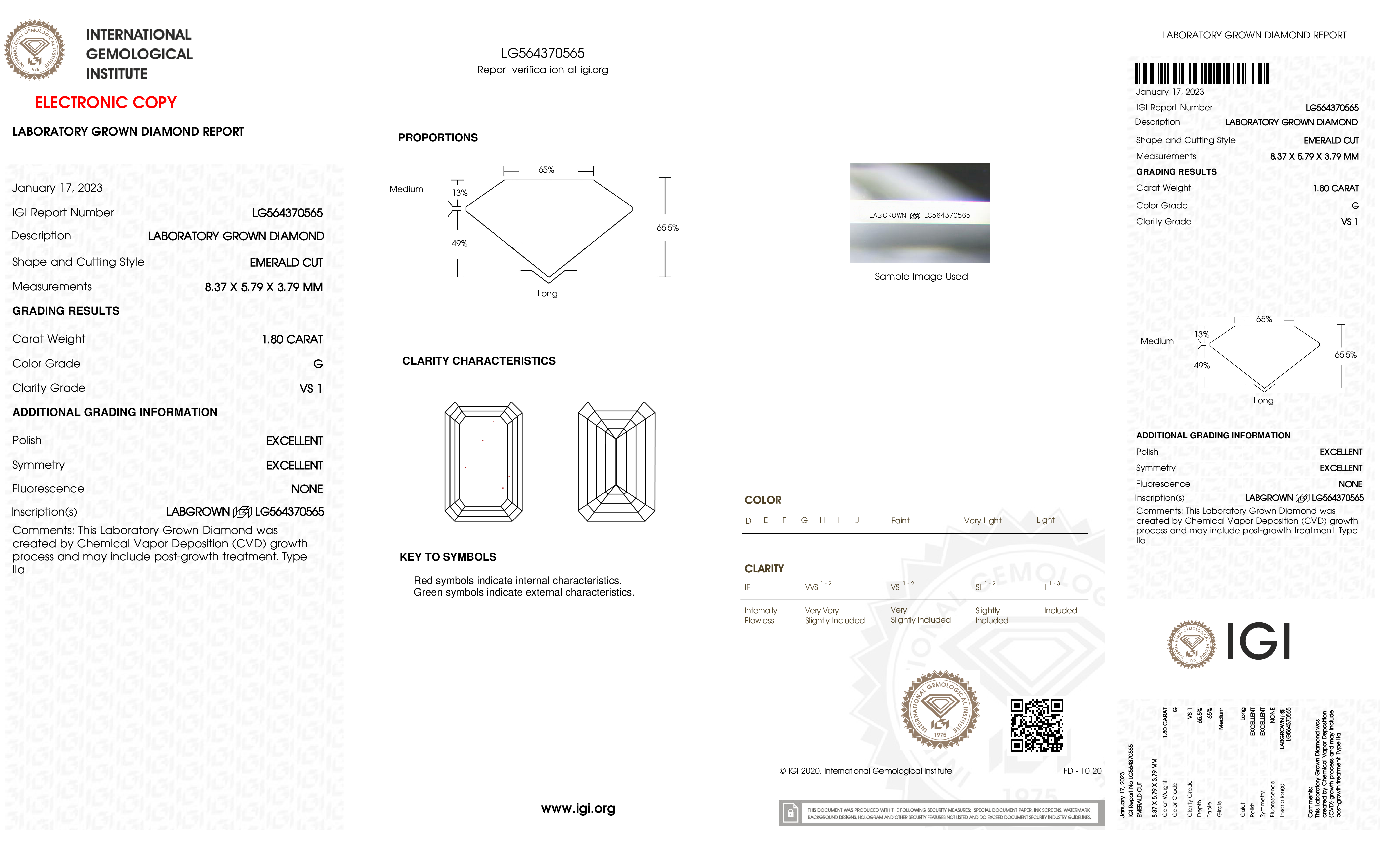 Diamond Certificate