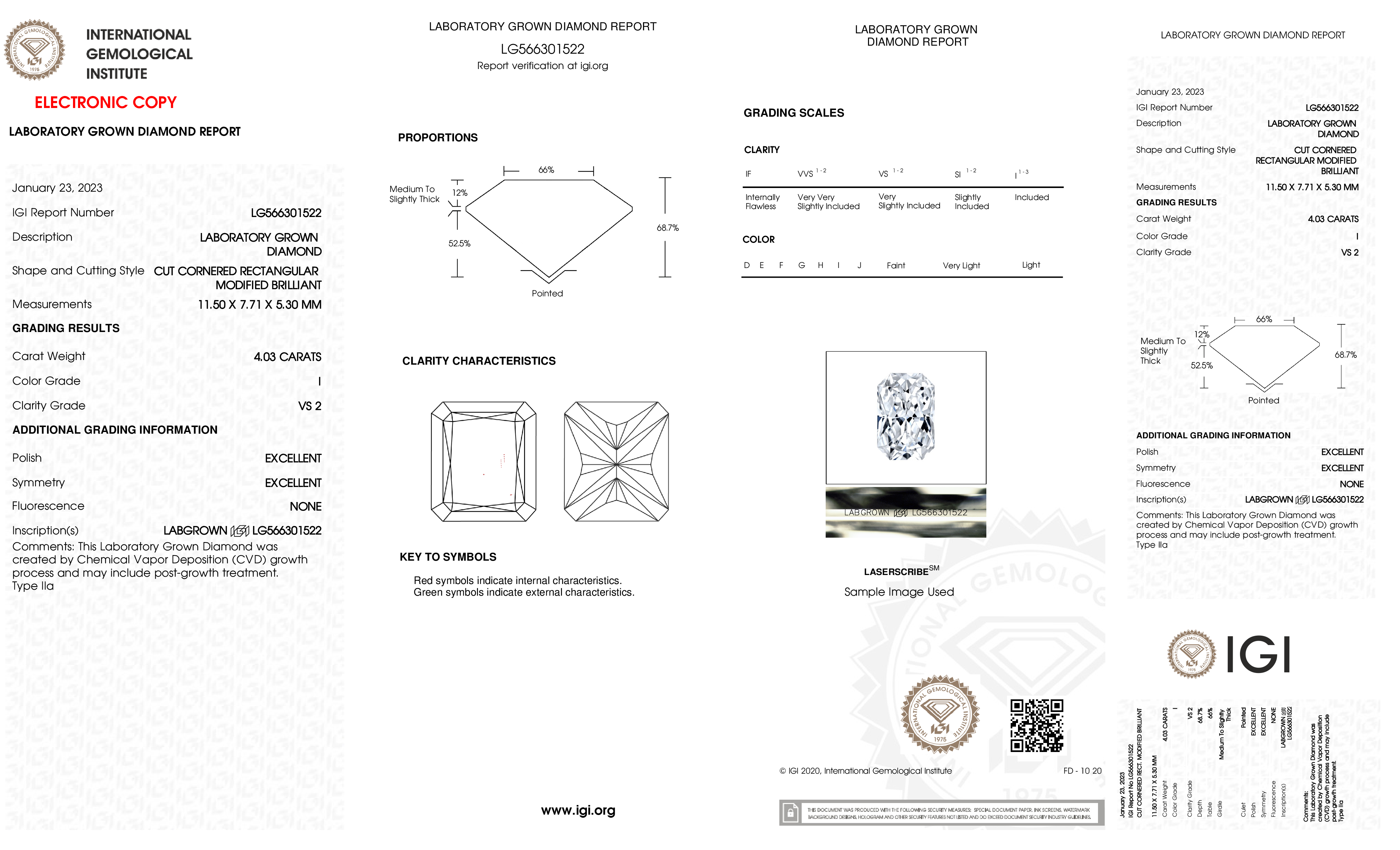 Diamond Certificate