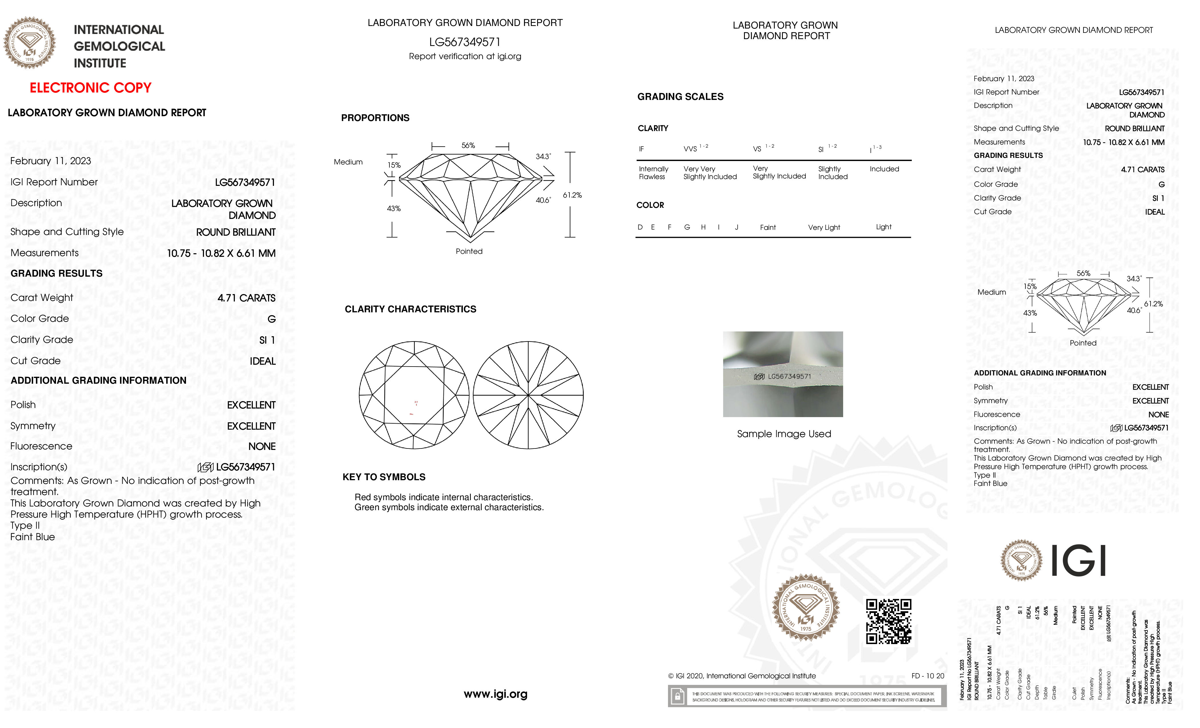 Diamond Certificate