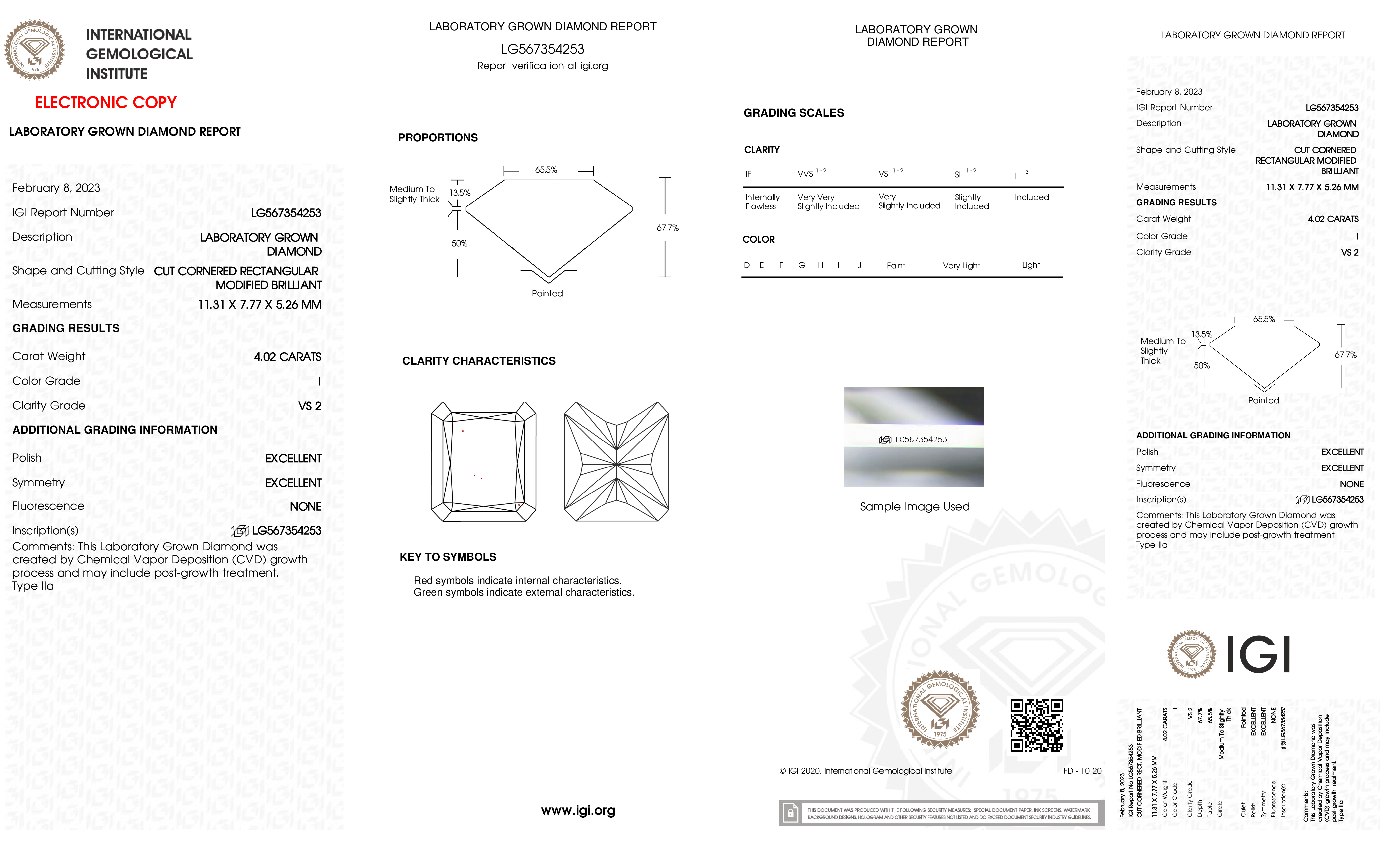 Diamond Certificate