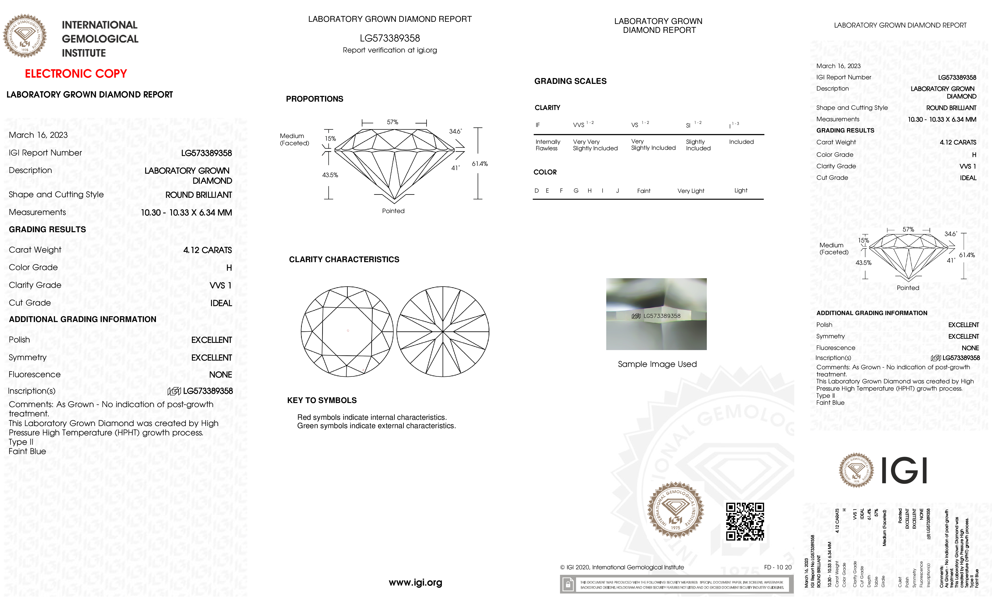 Diamond Certificate