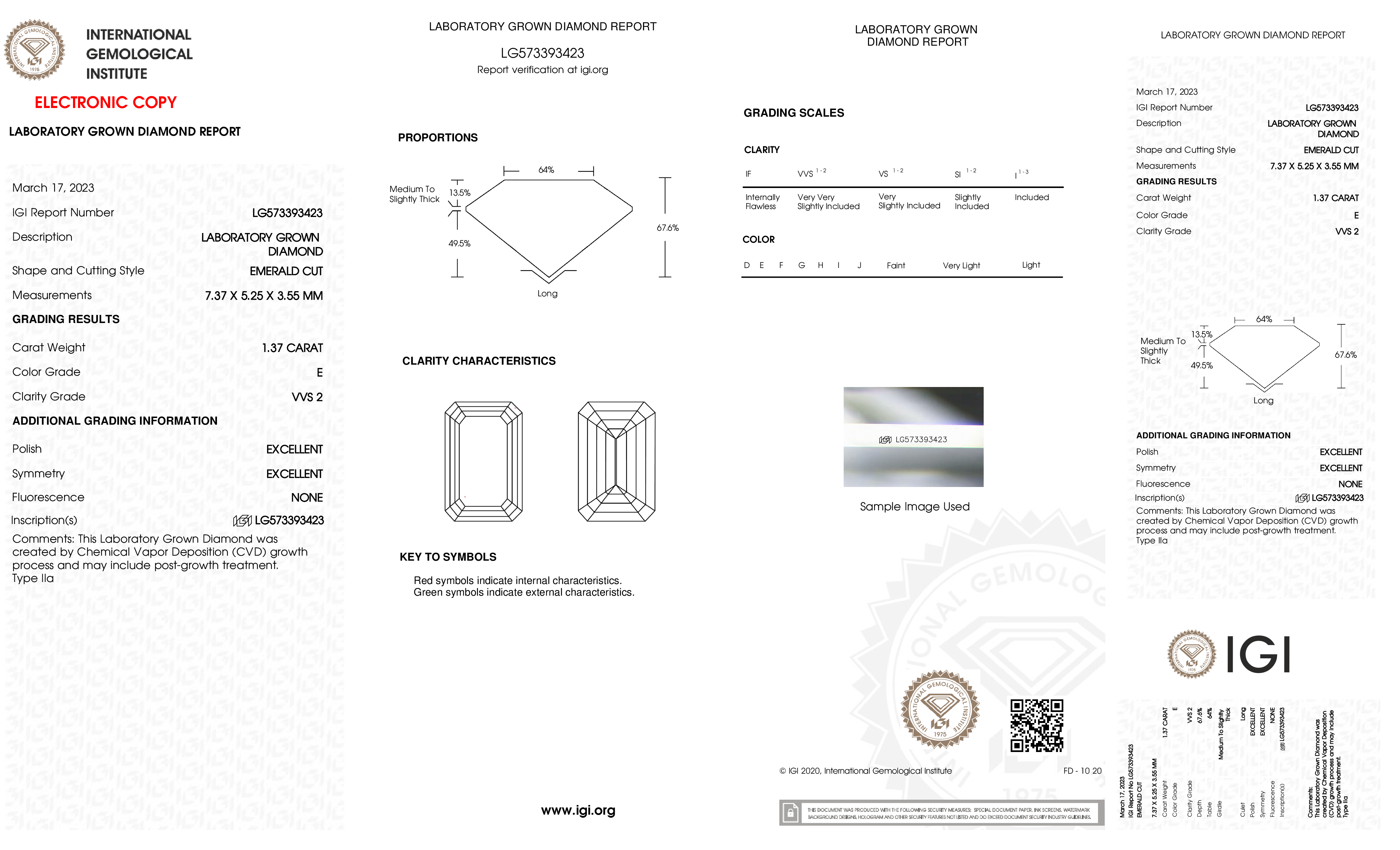 Diamond Certificate
