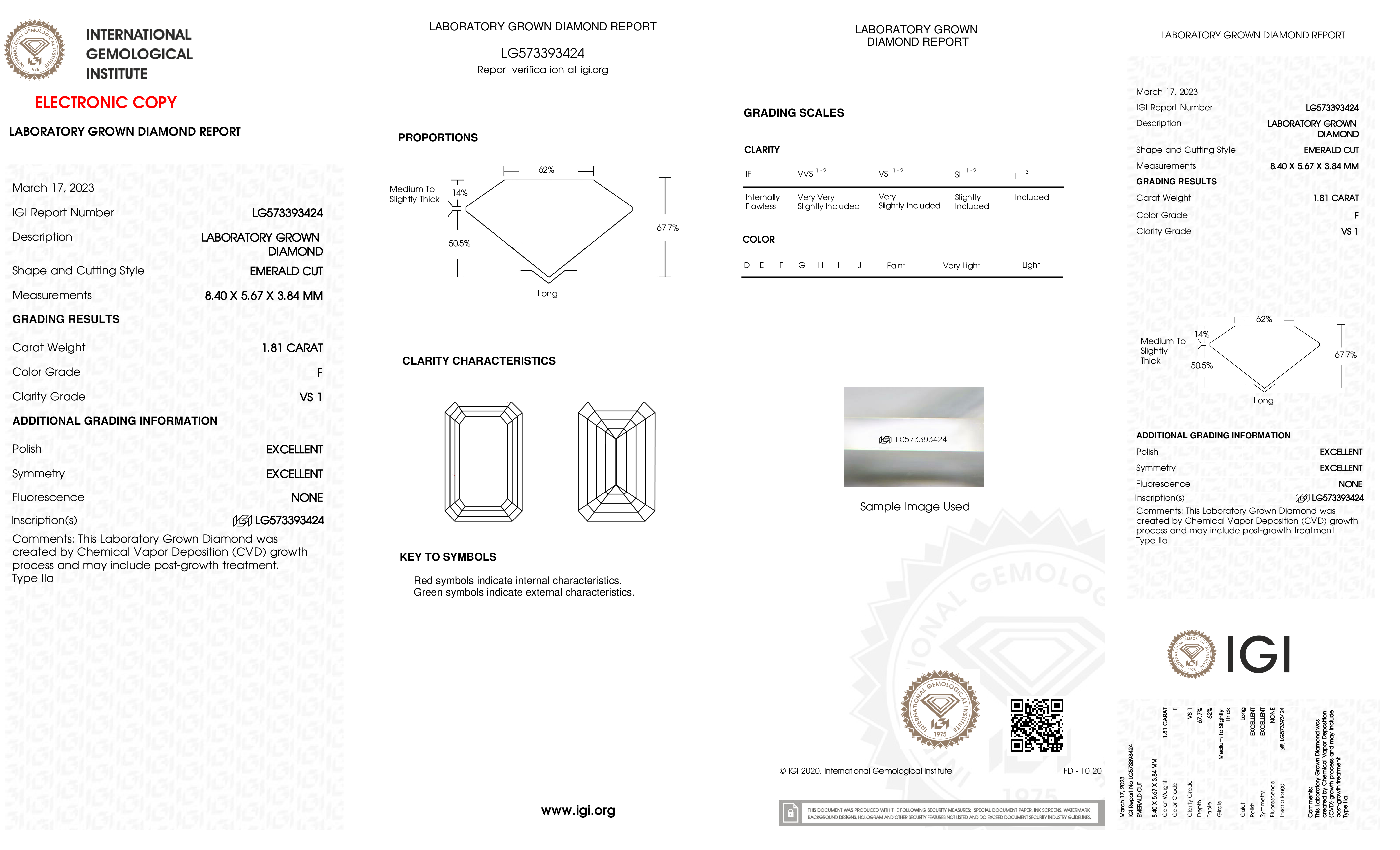 Diamond Certificate
