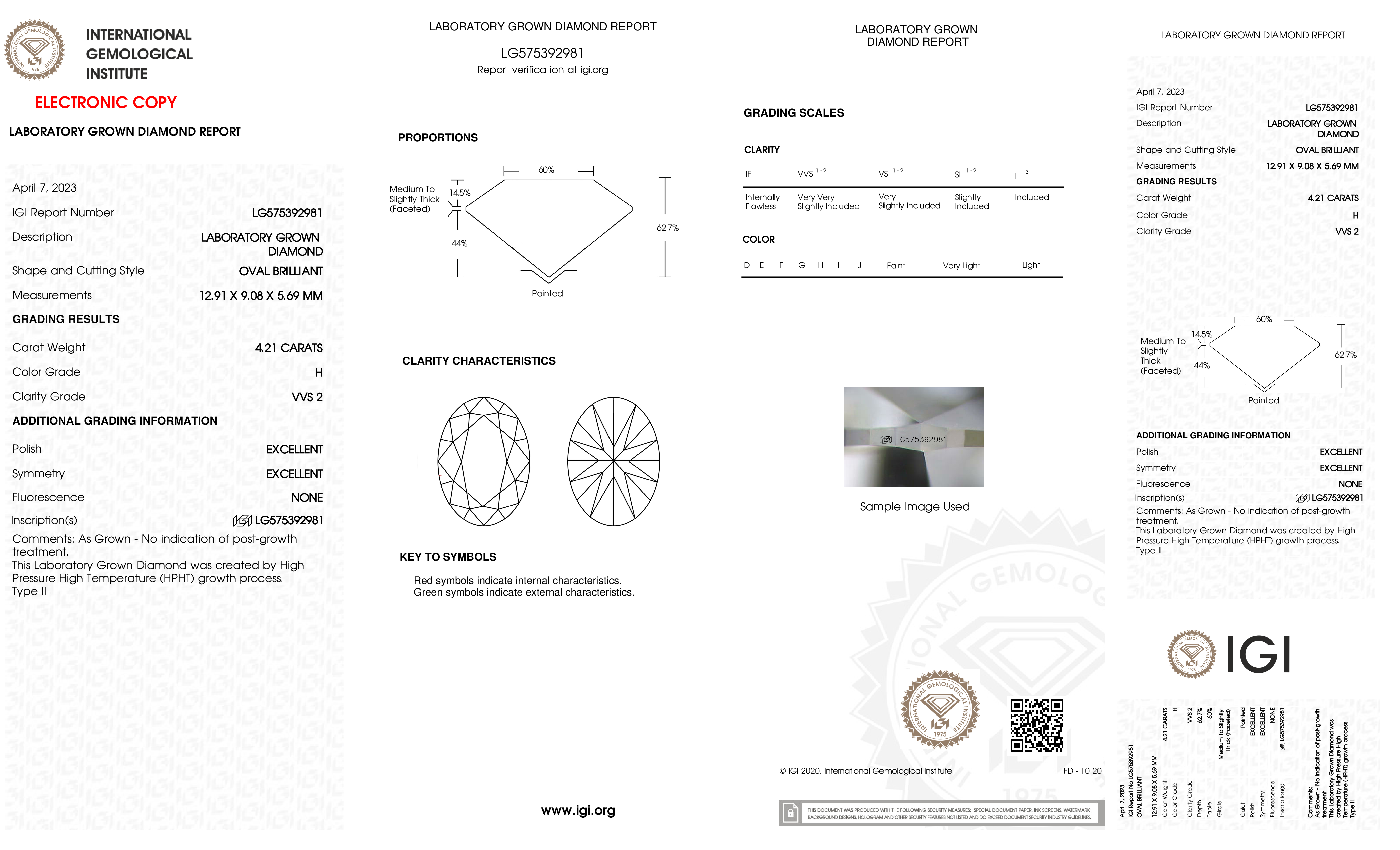 Diamond Certificate