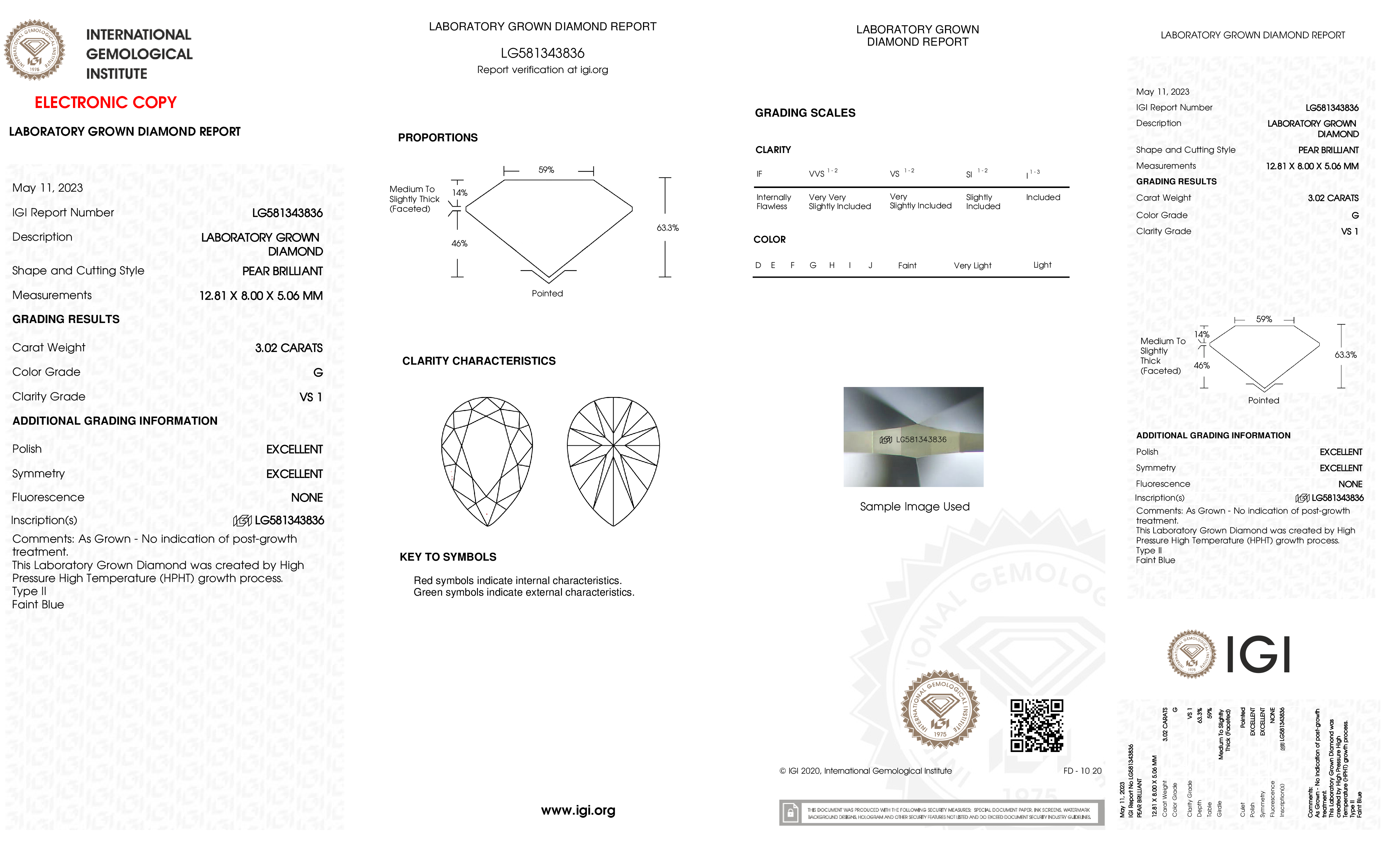 Diamond Certificate
