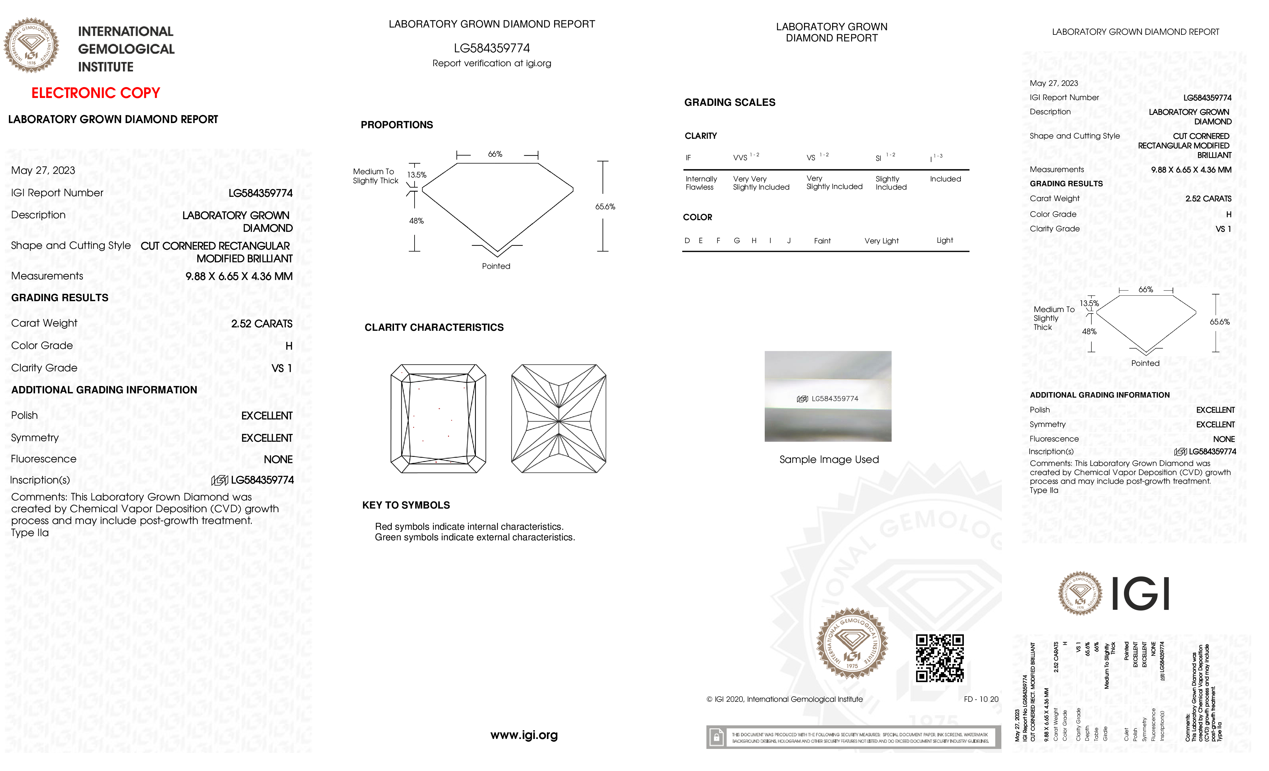 Diamond Certificate