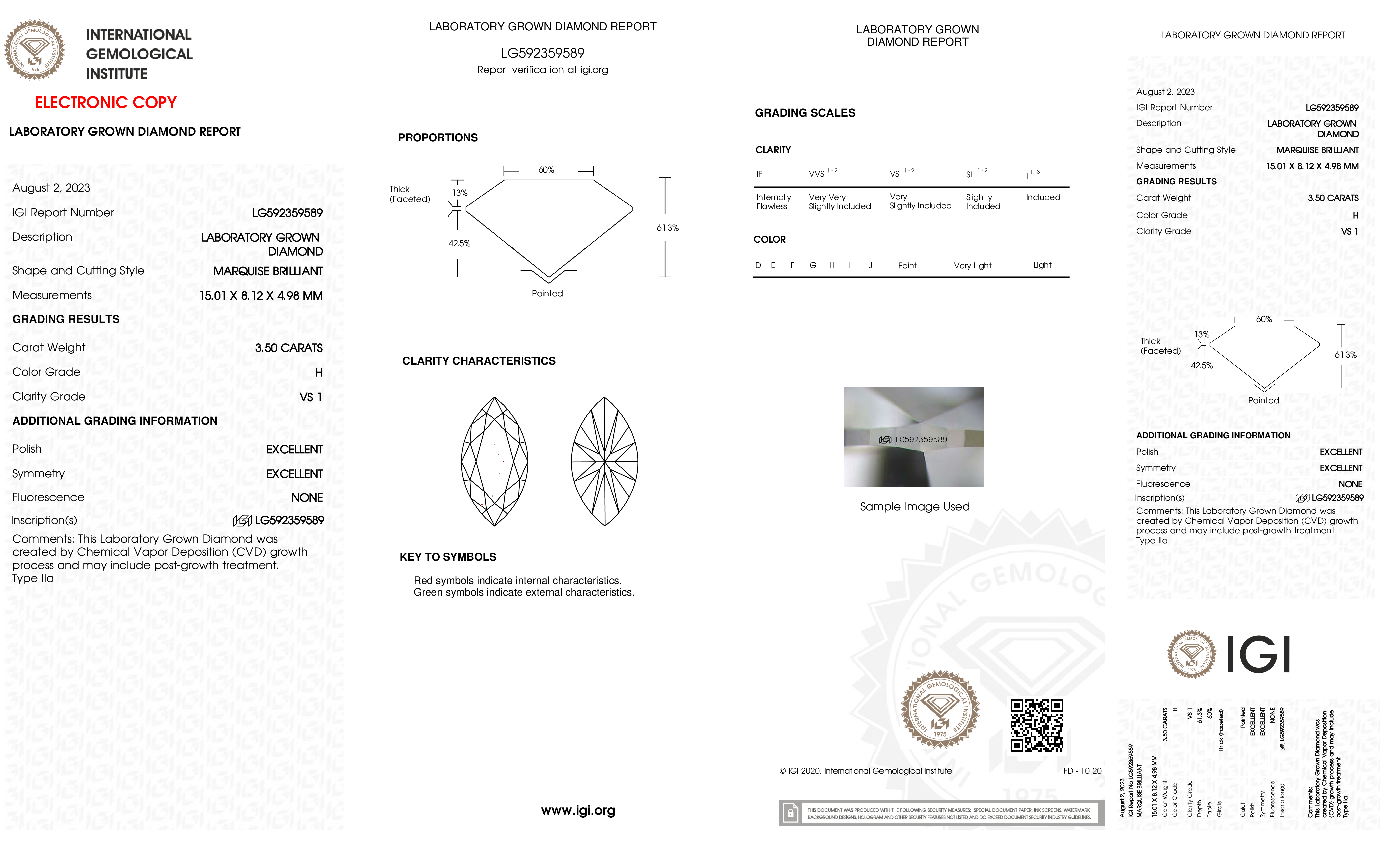 Diamond Certificate