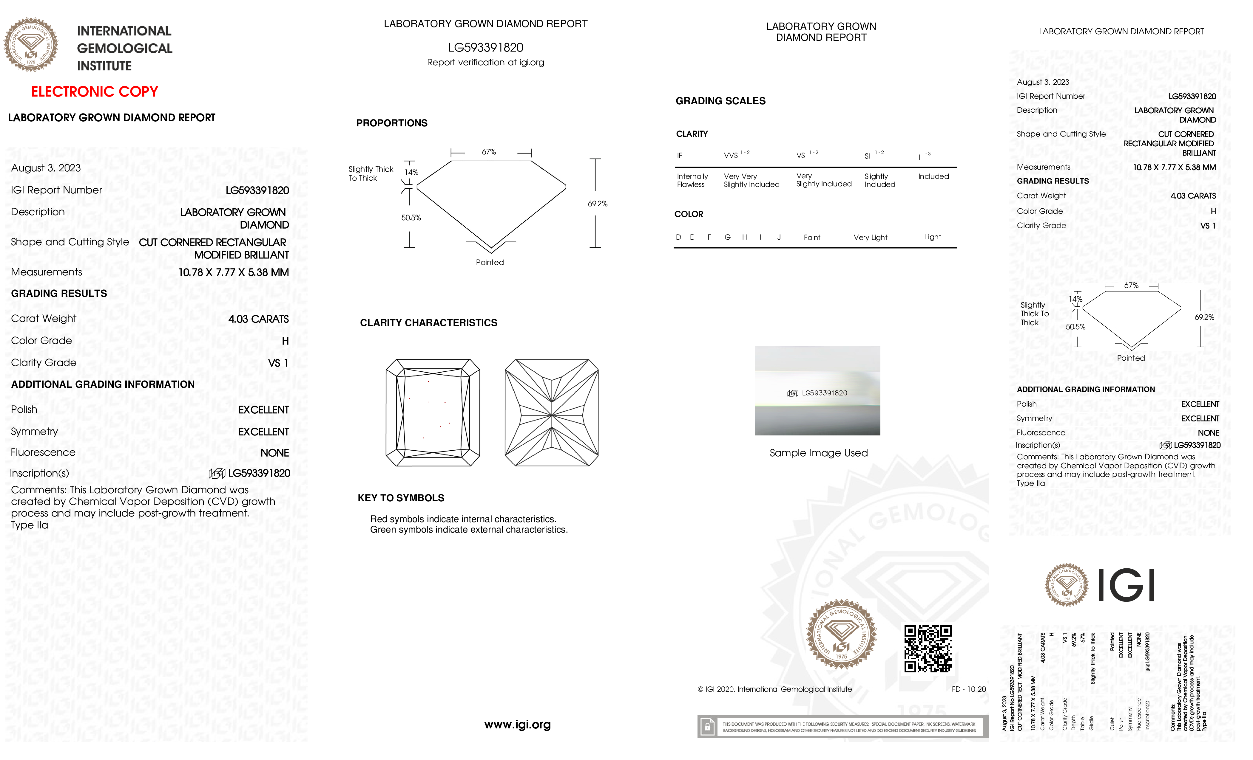 Diamond Certificate