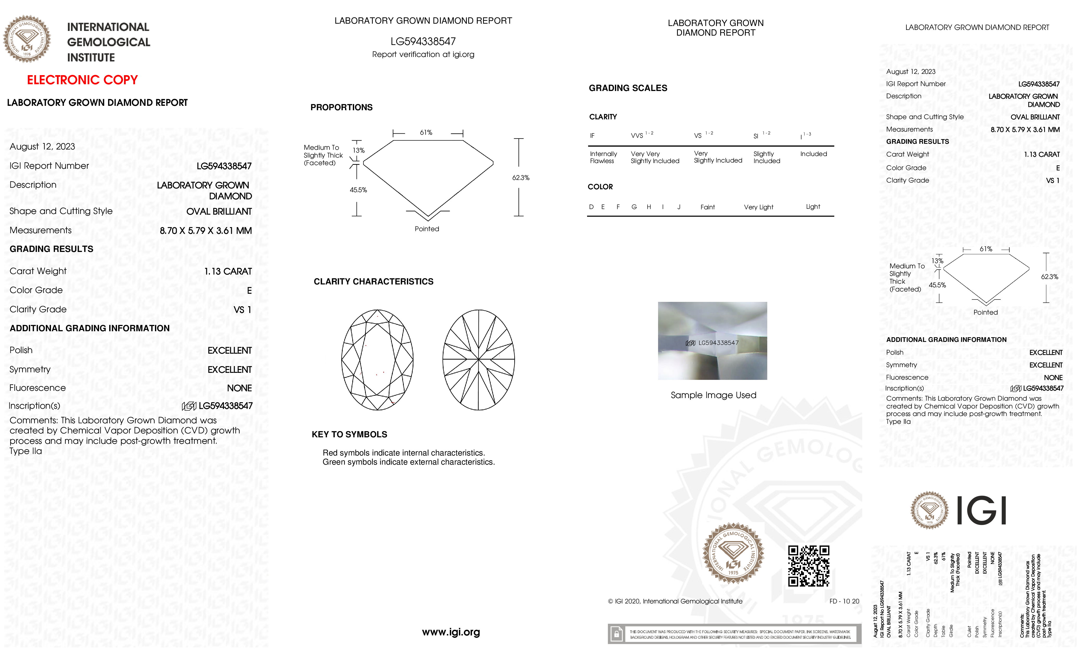 Diamond Certificate