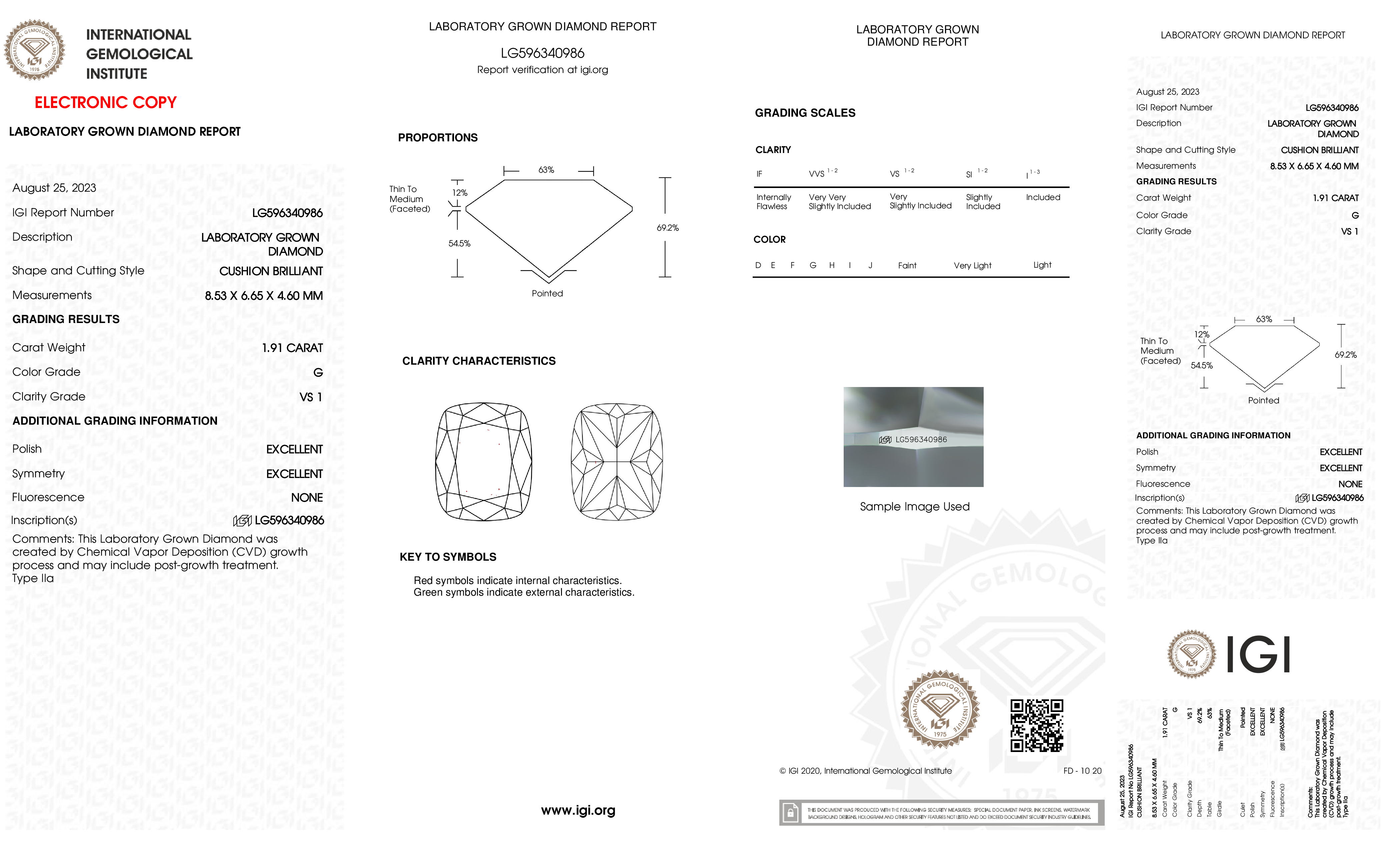 Diamond Certificate