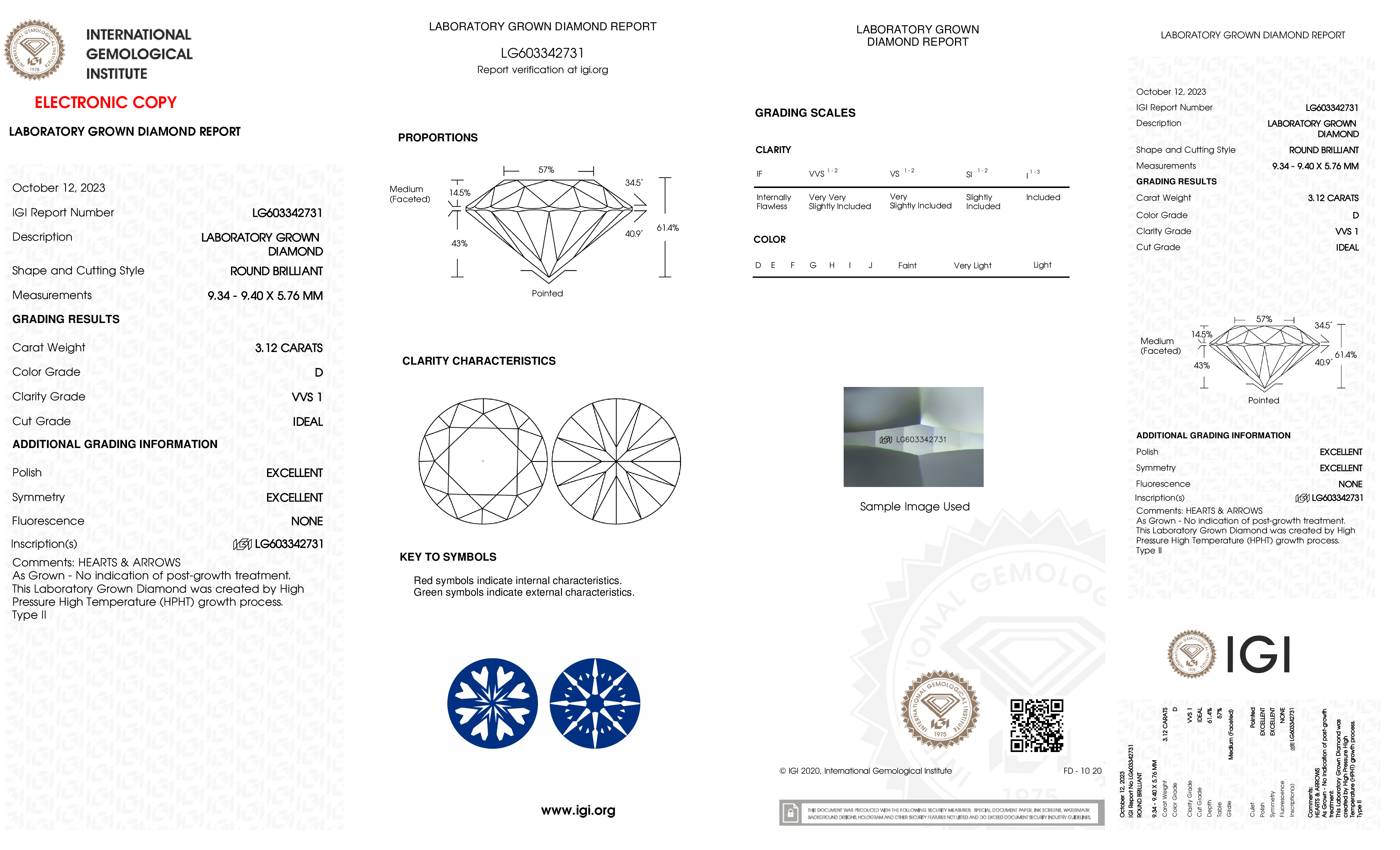 Diamond Certificate