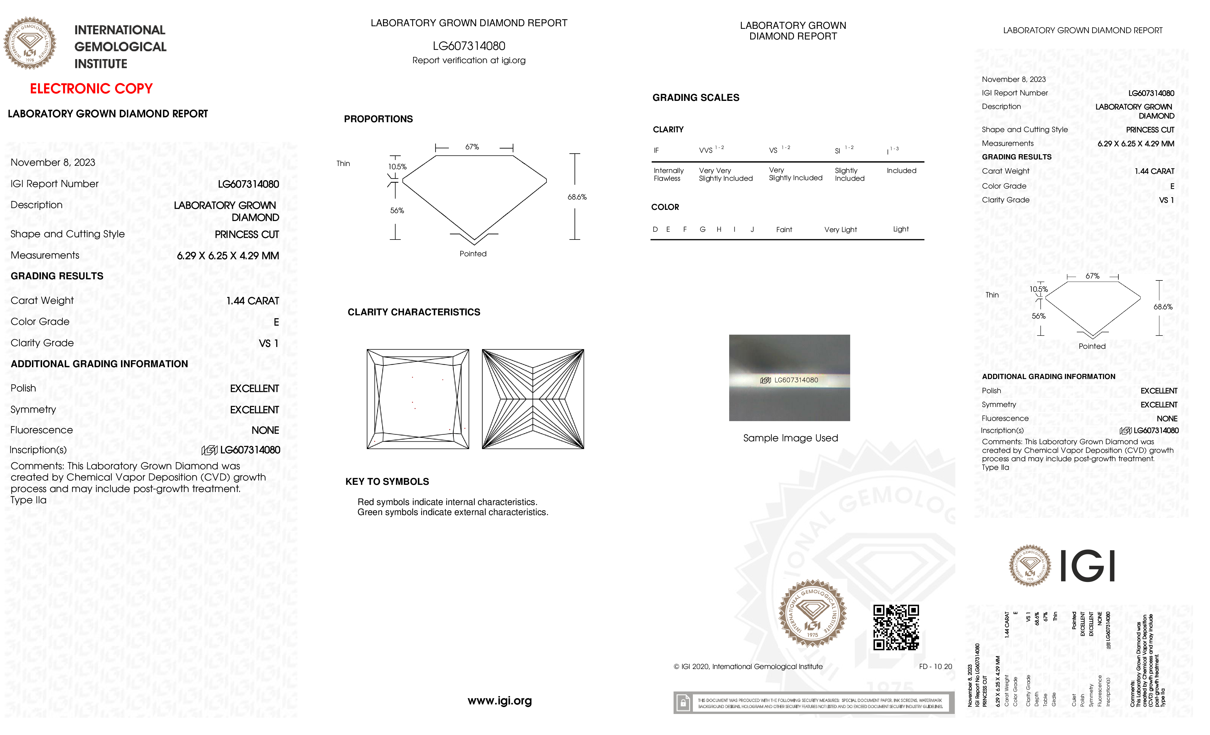 Diamond Certificate